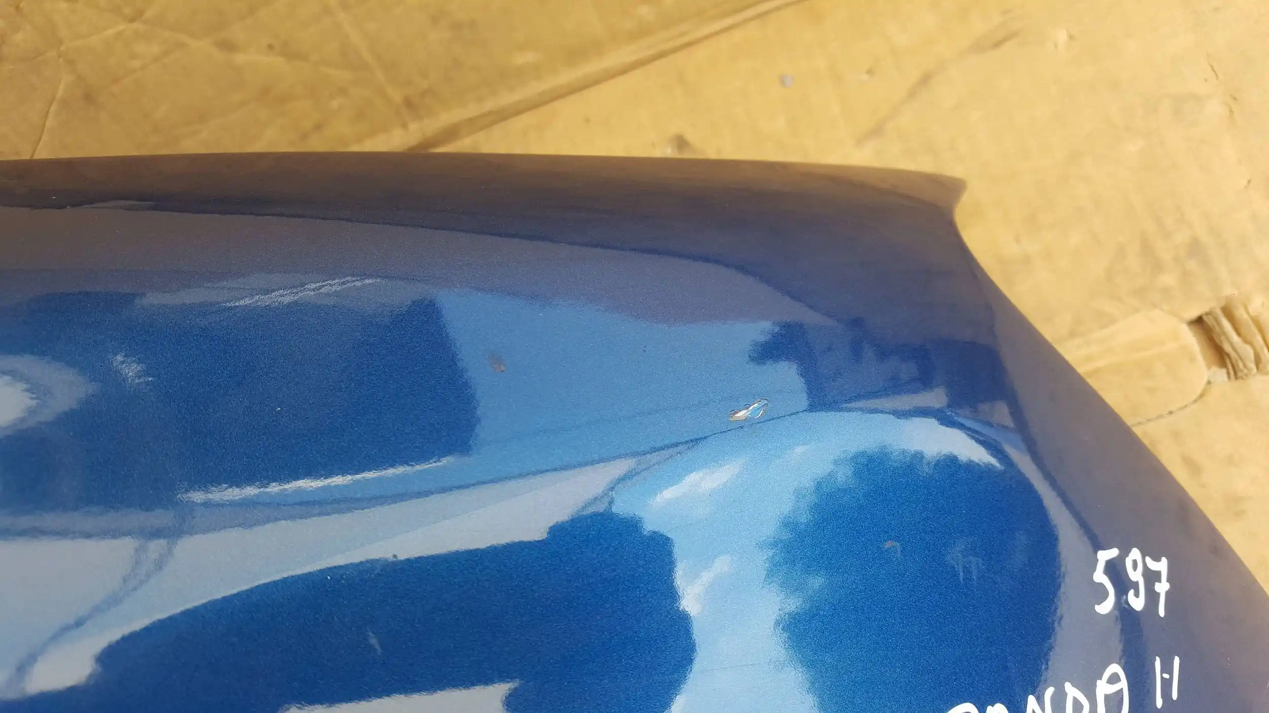 BŁOTNIK PRAWY PRZÓD PRZEDNI FIAT PANDA II 03- LAK 597