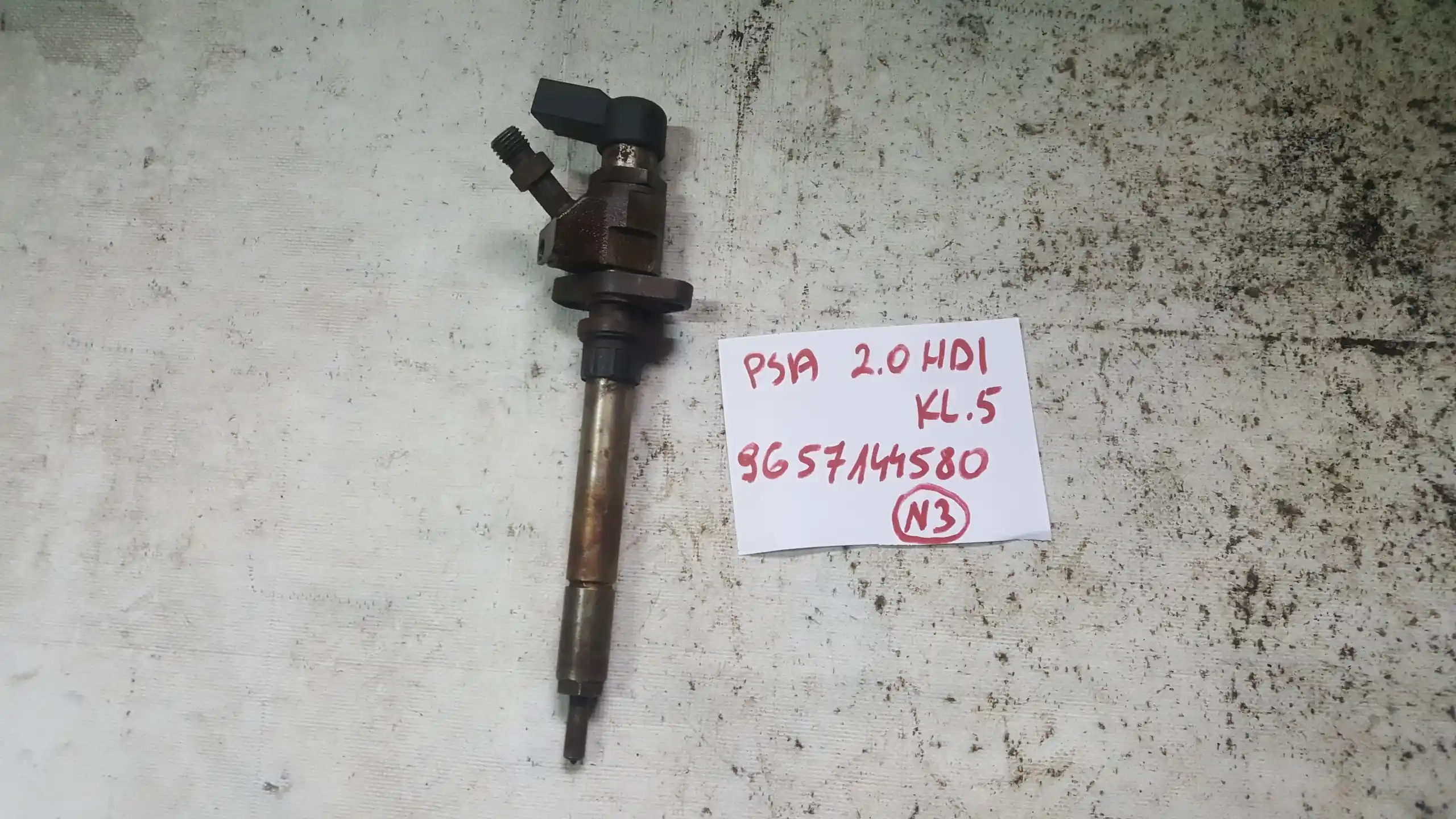 WTRYSKIWACZ WTRYSK 9657144580 2.0D KL5 PSA PEUGEOT CITROEN FORD MAZDA VOLVO