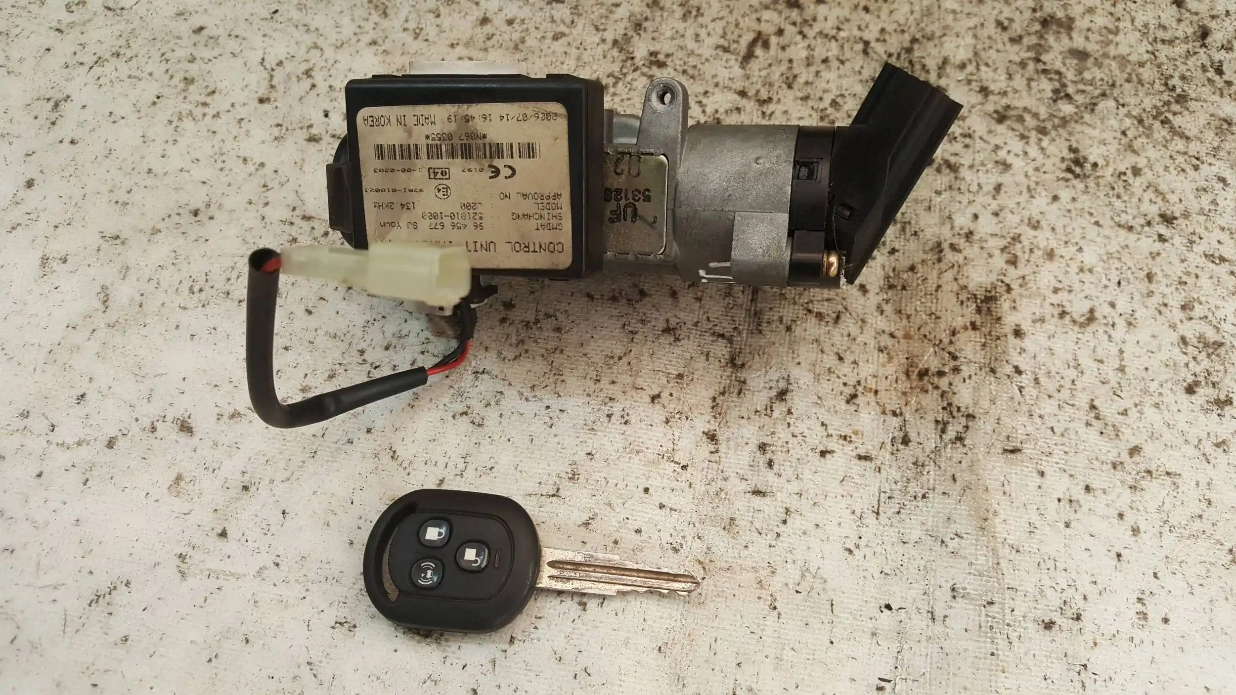 KOMPUTER 96422396 5WY1E03E ZESTAW IMMO CHEVROLET LACETTI NUBIRA III 1.6 16V