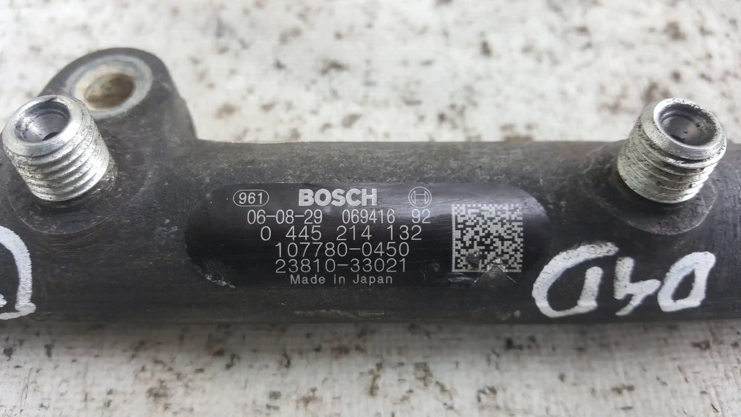 LISTWA 0445214132 CZUJNIKI 2328033010 0281002871 TOYOTA COROLLA E12 1.4 D4D
