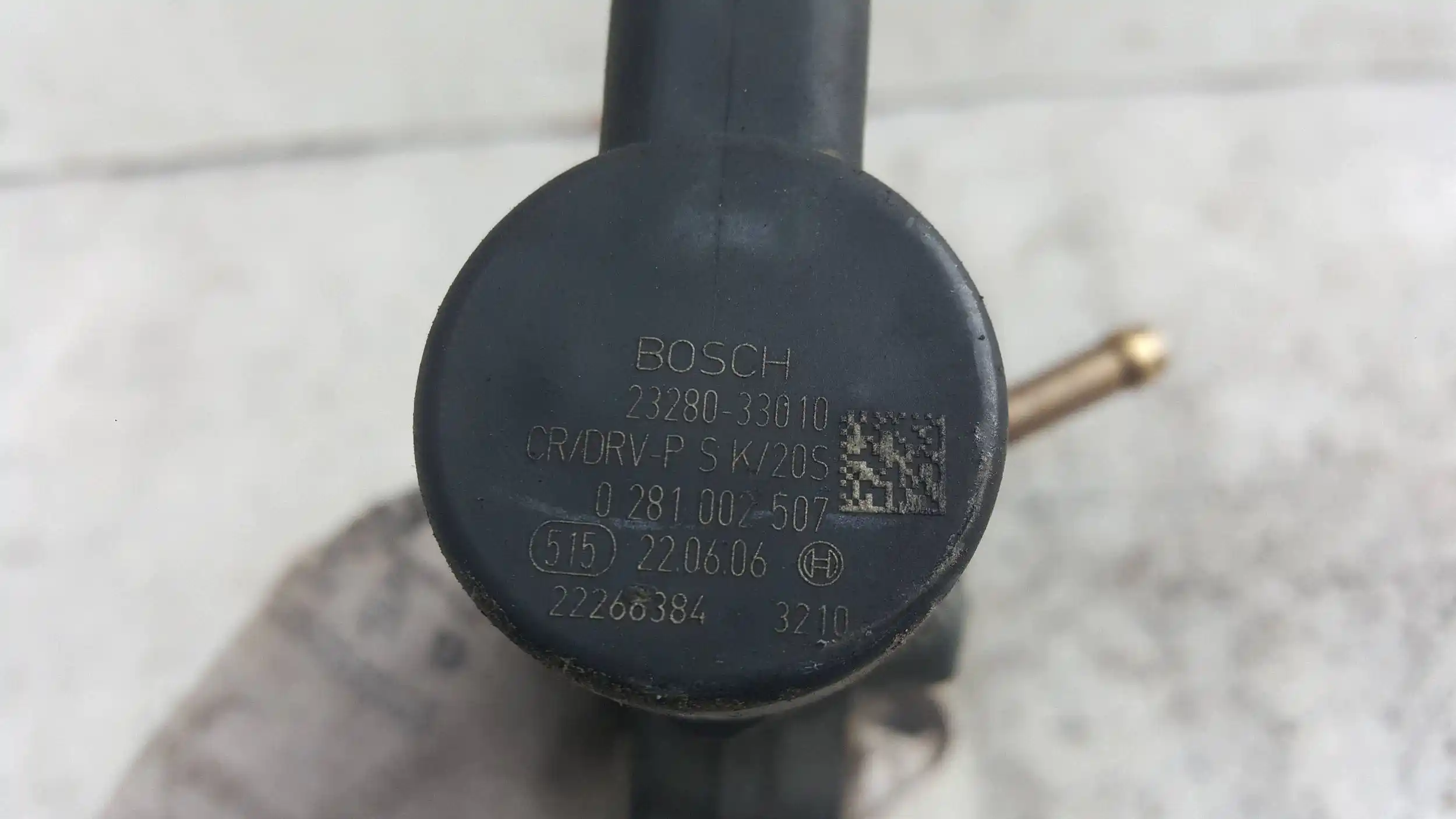 LISTWA 0445214132 CZUJNIKI 2328033010 0281002871 TOYOTA COROLLA E12 1.4 D4D