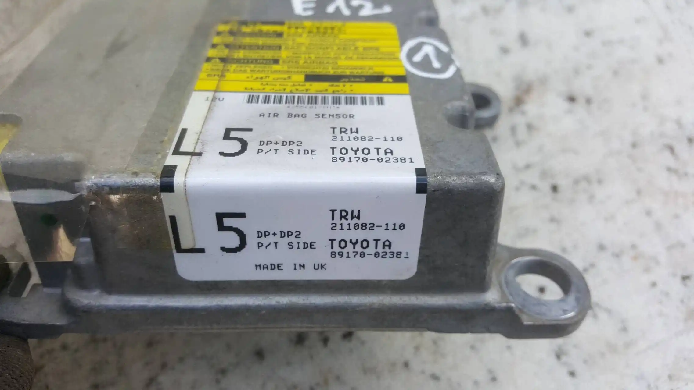 MODUŁ SENSOR AIRBAG 8917002381 TOYOTA COROLLA E12 01-