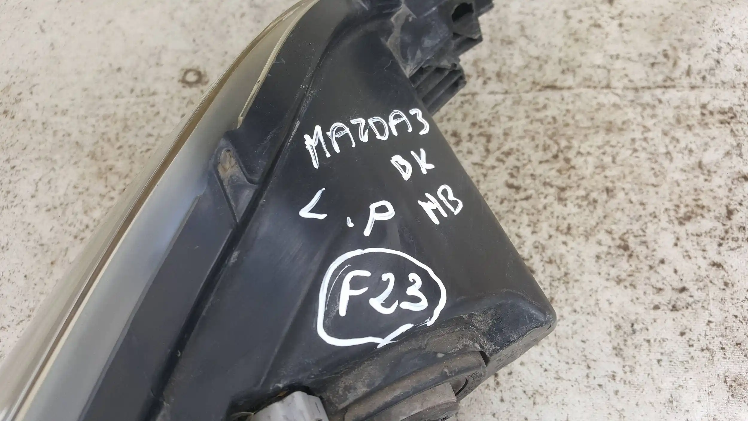 LAMPA LEWY PRZÓD PRZEDNIA XENON PRZETWORNICA MAZDA 3 BK HB 03-