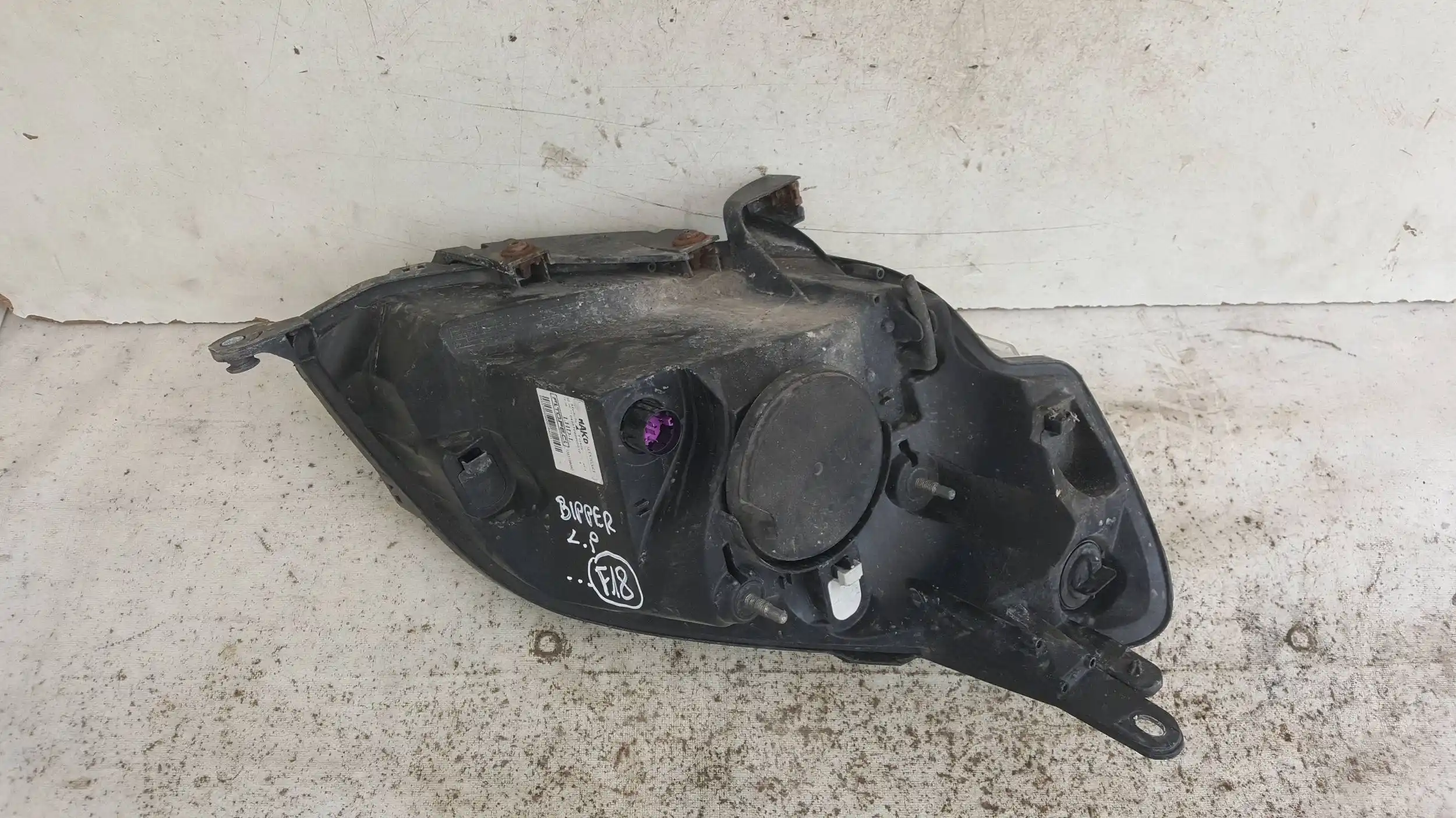 LAMPA LEWY PRZÓD PRZEDNIA 45570383 PEUGEOT BIPPER FIORINO III QUBO 07-17
