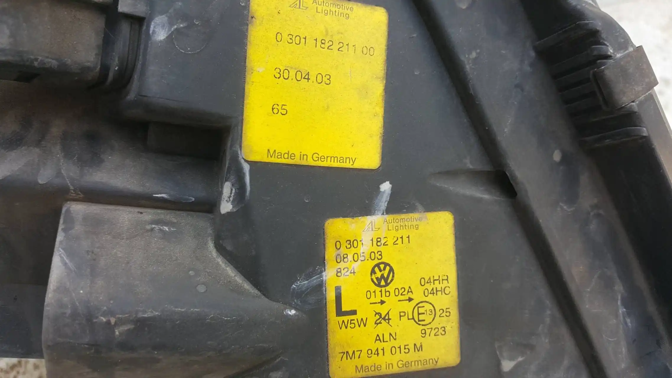 LAMPA LEWY PRZÓD PRZEDNIA 7M7941015M SEAT ALHAMBRA SHARAN MK1 LIFT MK2 00-