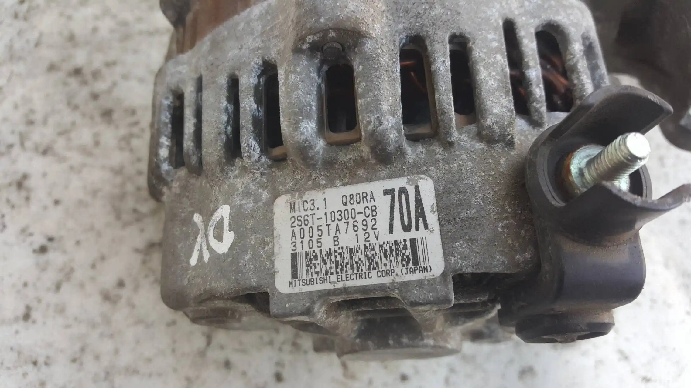 ALTERNATOR A005TA7692 MAZDA 2 DY 1.3 02- FORD VOLVO