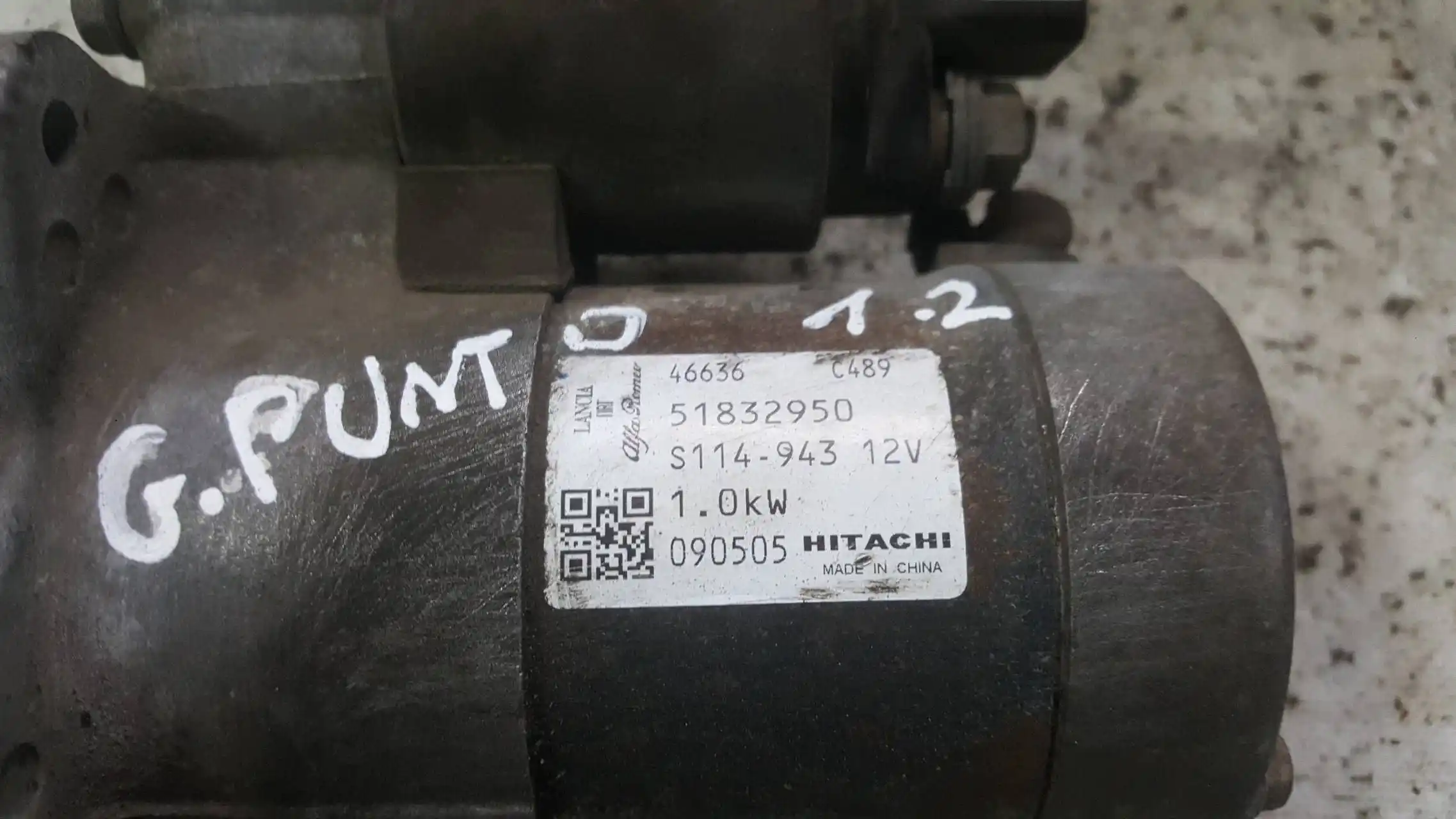 ROZRUSZNIK 51832950 FIAT GRANDE PUNTO 1.2 8V 05-