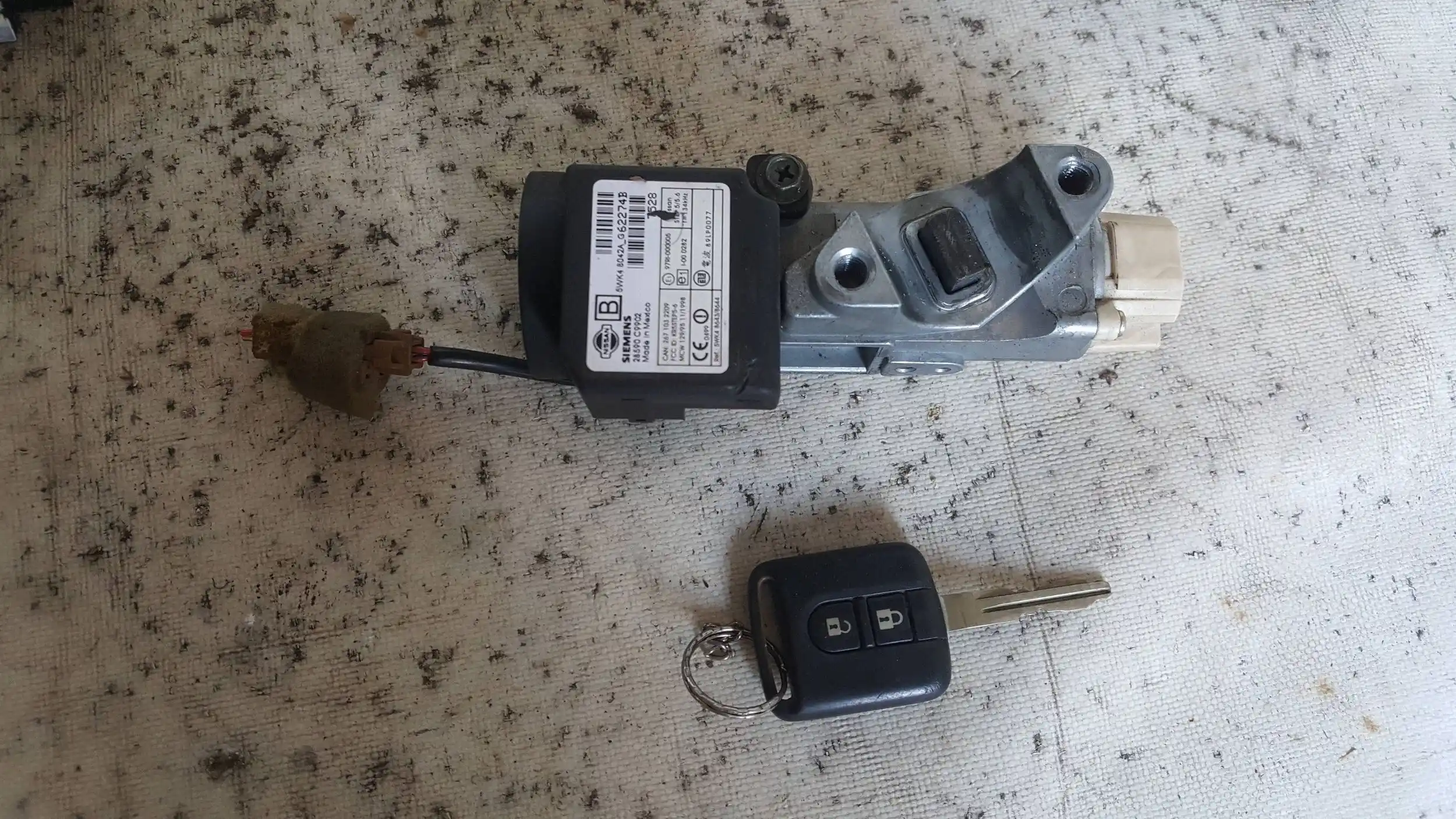 KOMPUTER 23710ES67C 2758004545 ZESTAW IMMO NISSAN X TRAIL I T30 2.2 DCI 01-
