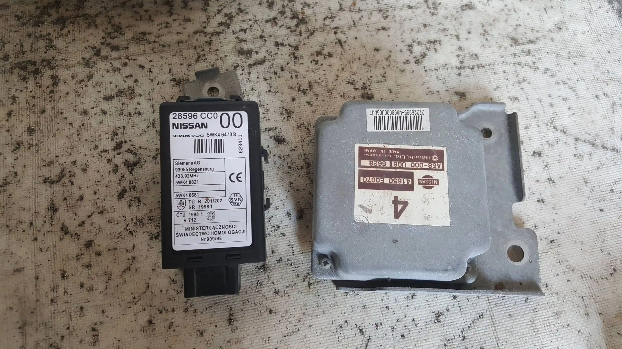 KOMPUTER 23710ES67C 2758004545 ZESTAW IMMO NISSAN X TRAIL I T30 2.2 DCI 01-