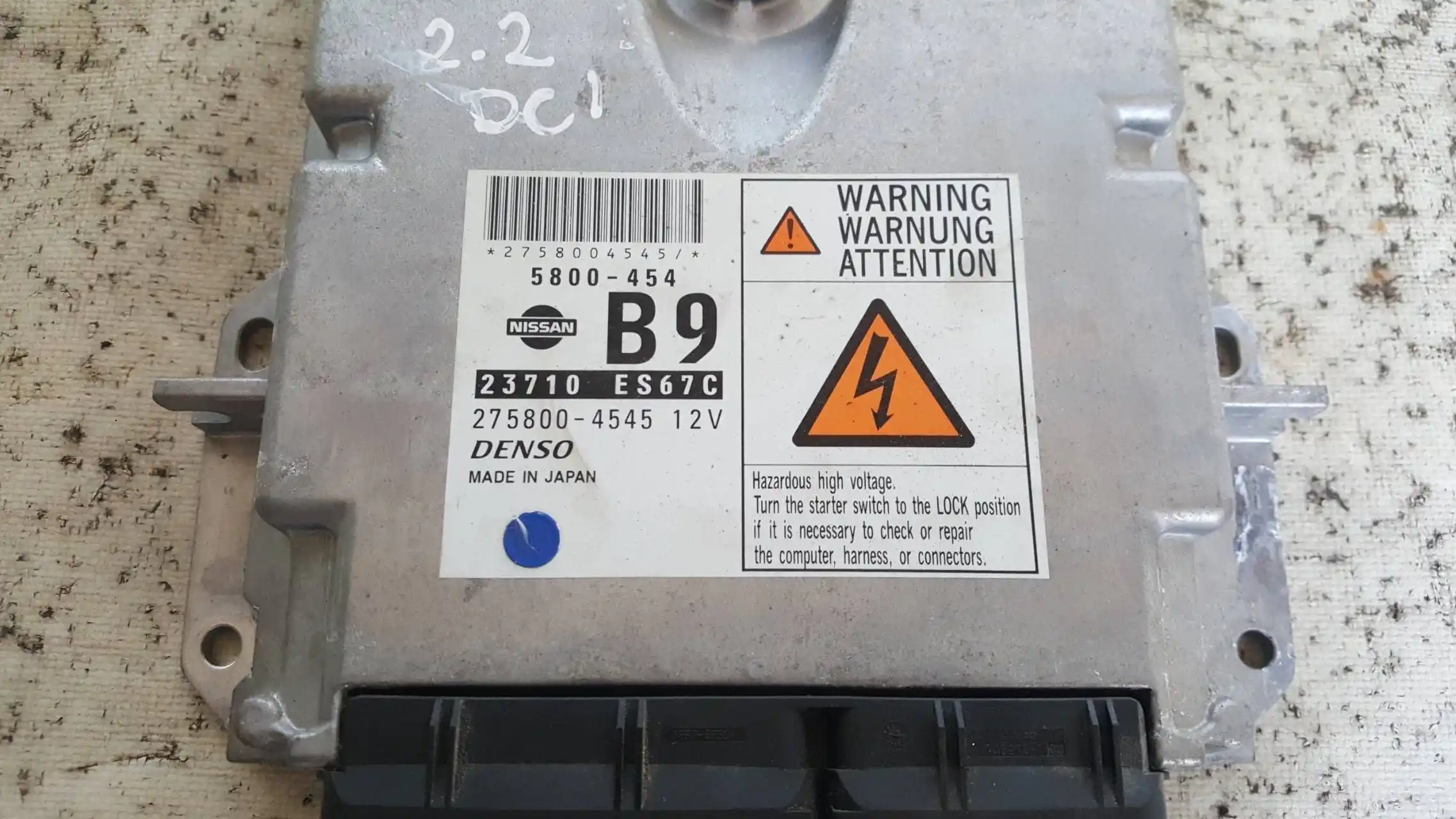 KOMPUTER 23710ES67C 2758004545 ZESTAW IMMO NISSAN X TRAIL I T30 2.2 DCI 01-