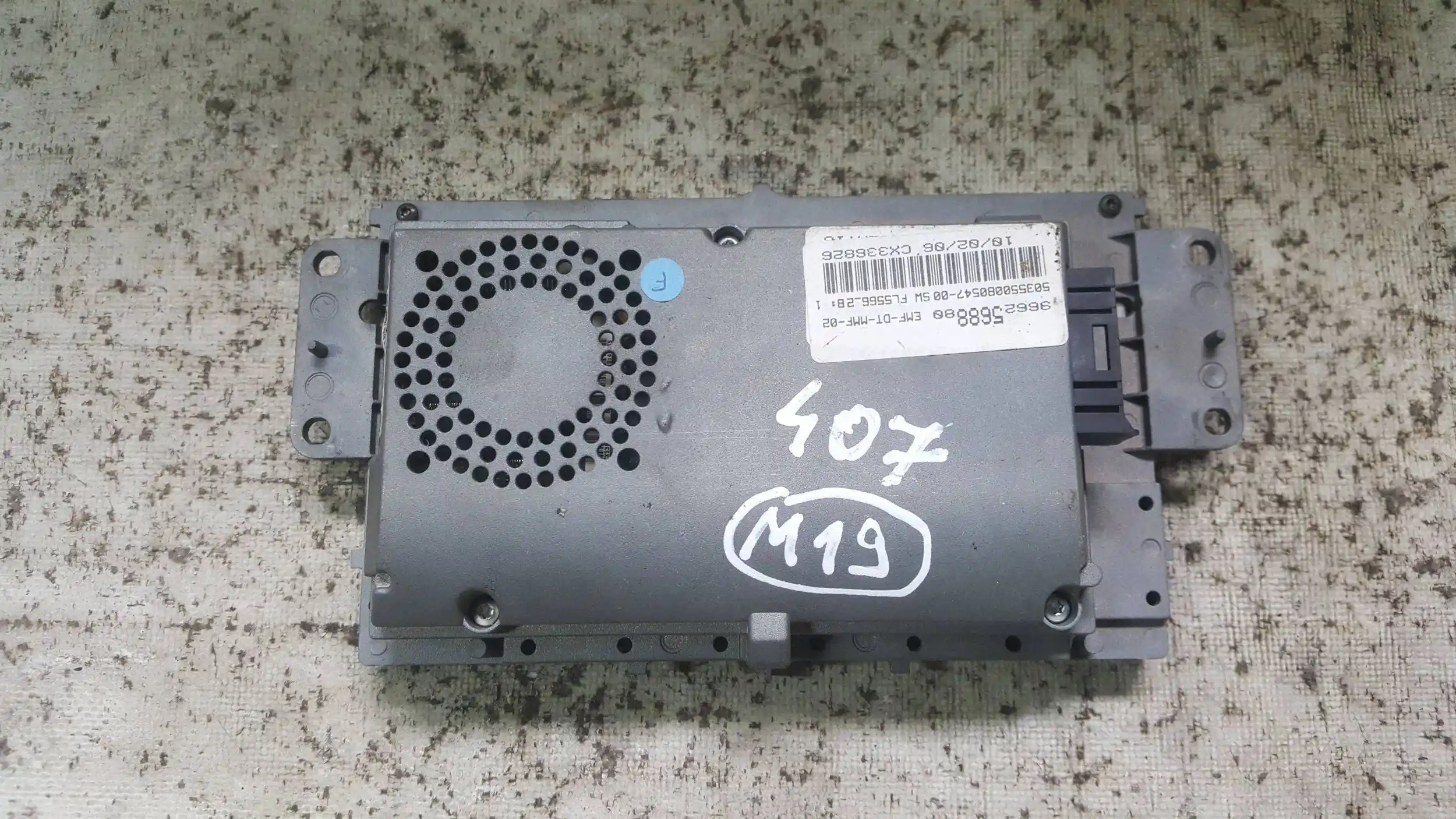 WYŚWIETLACZ EKRAN ZEGAR 9662568880 PEUGEOT 407 04-