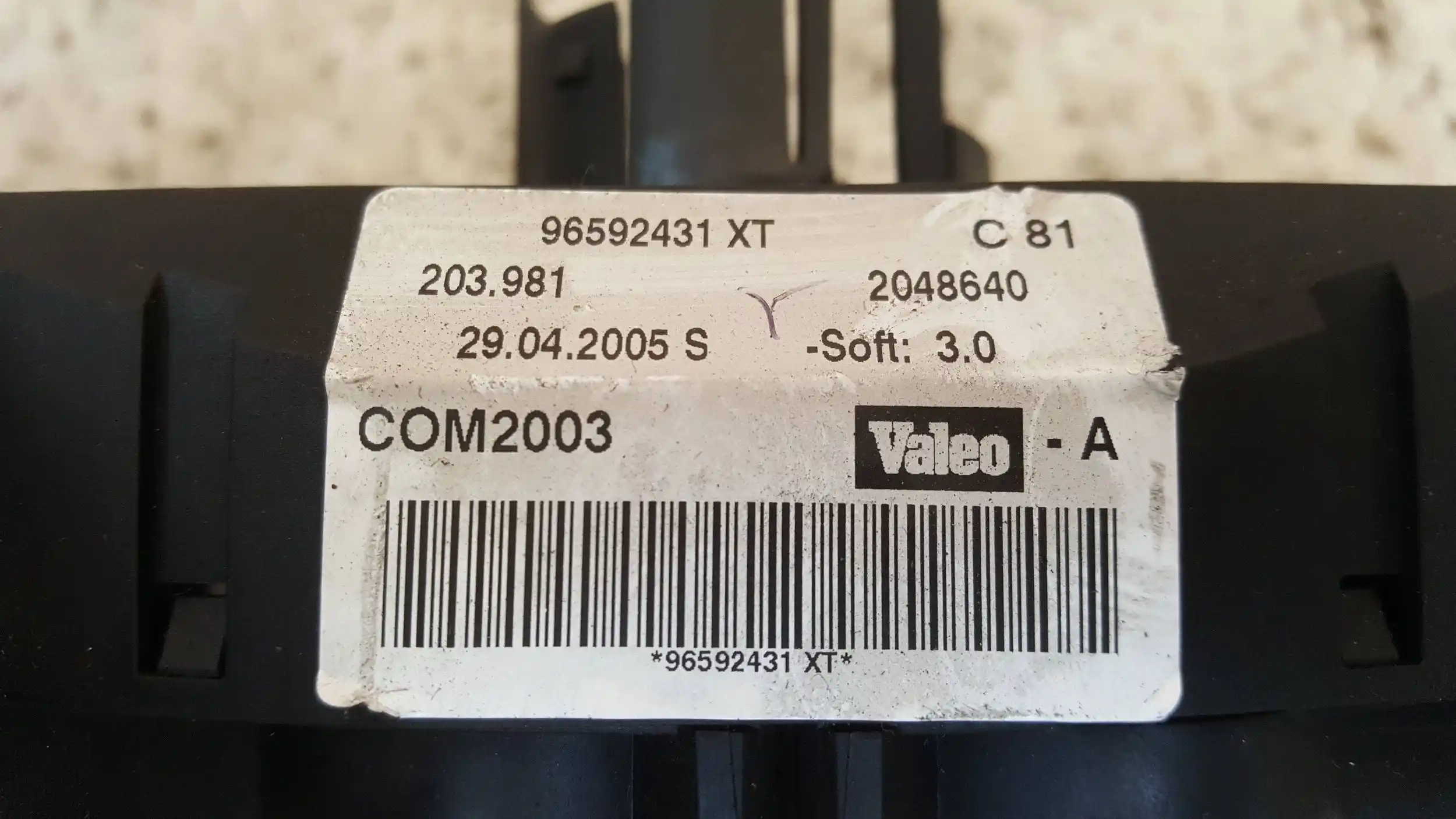 PRZEŁĄCZNIK ZESPOLONY PAJĄK 96592431XT PEUGEOT 407 SEDAN