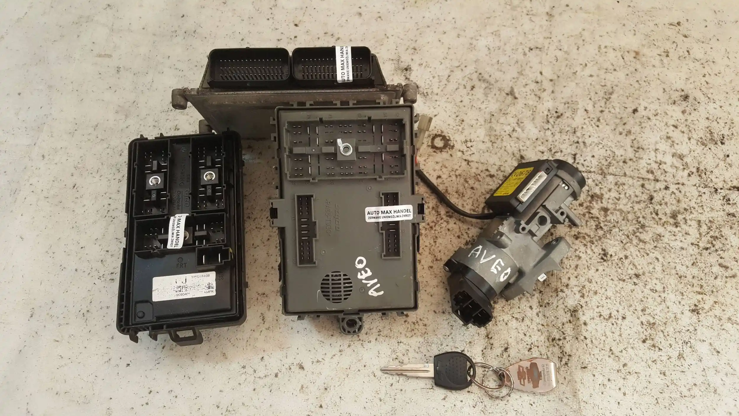 KOMPUTER 96983177 5WY5968A ZESTAW IMMO CHEVROLET AVEO T255 1.2 16V 08-