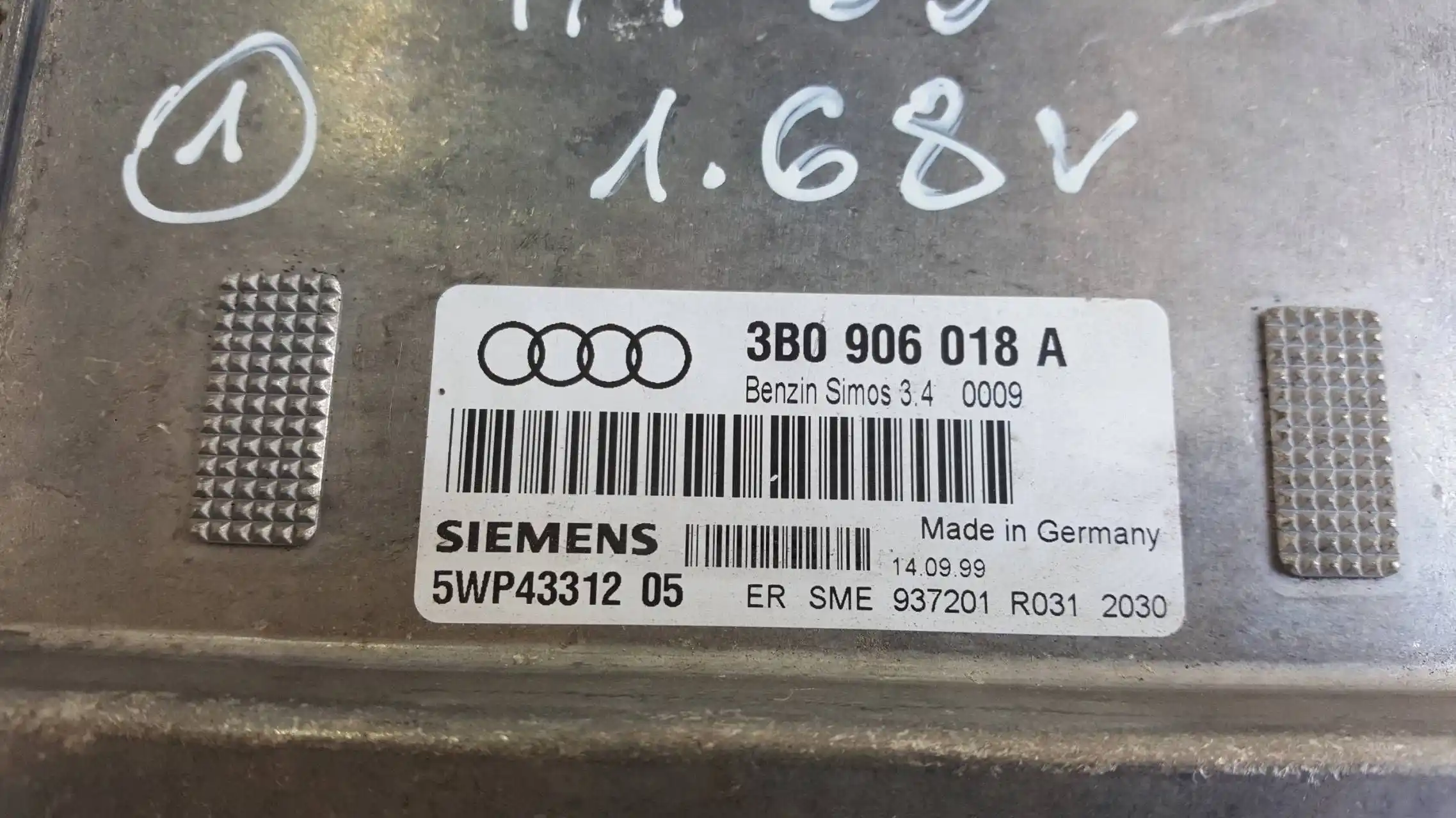 KOMPUTER STROWNIK SILNIKA 3B0906018A 5WP4331205 AUDI A4 B5 1.6 8V 94-