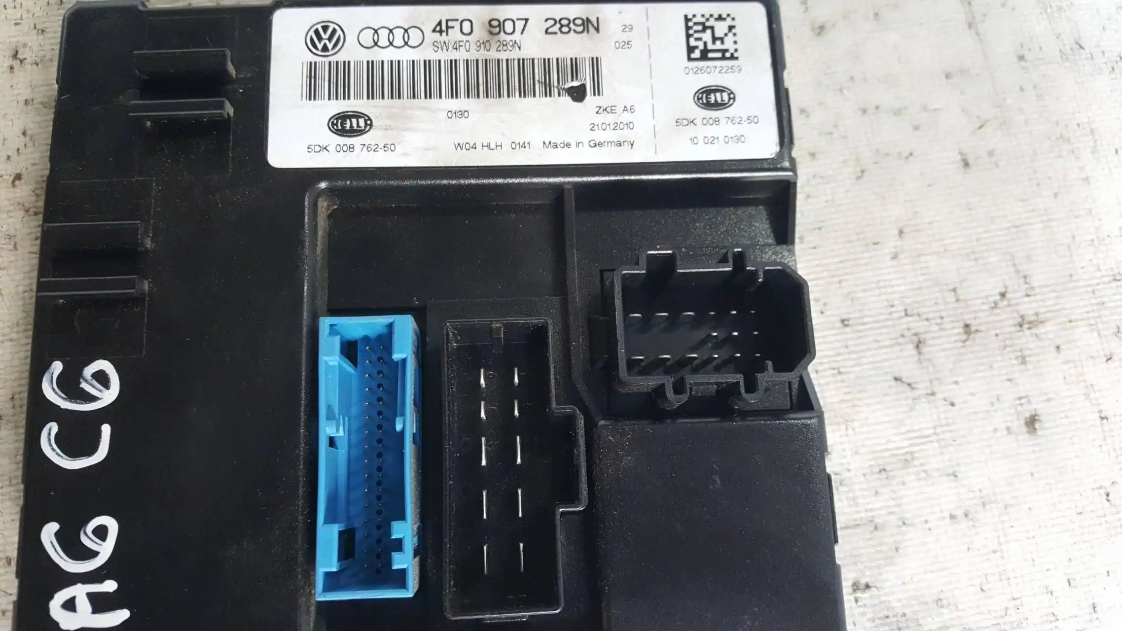 MODUŁ KOMFORTU 4F0907289N AUDI A6 C6 04-