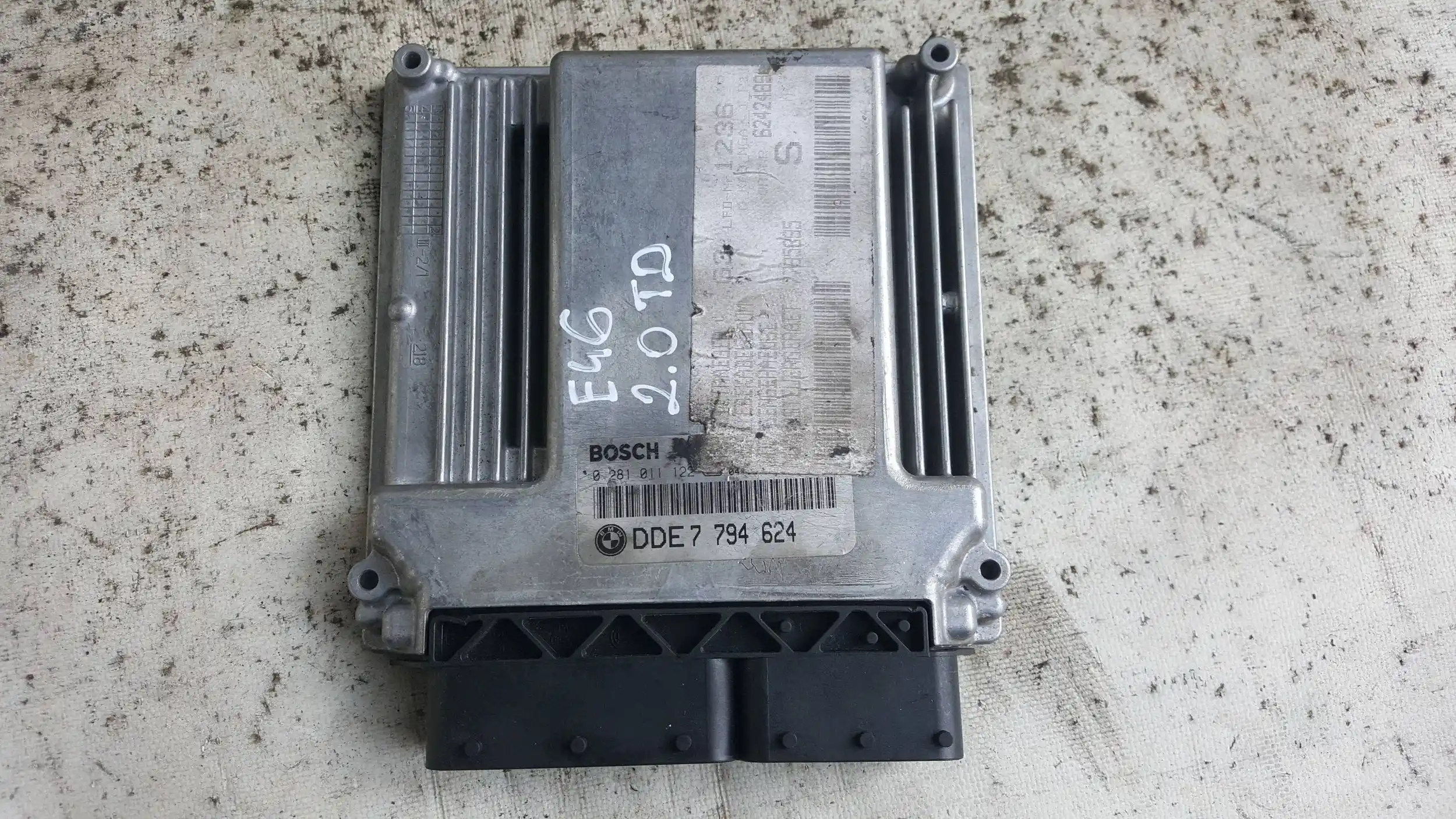 KOMPUTER 0281011122 ZESTAW IMMO BMW 3 E46 2.0 D LIFT 01-