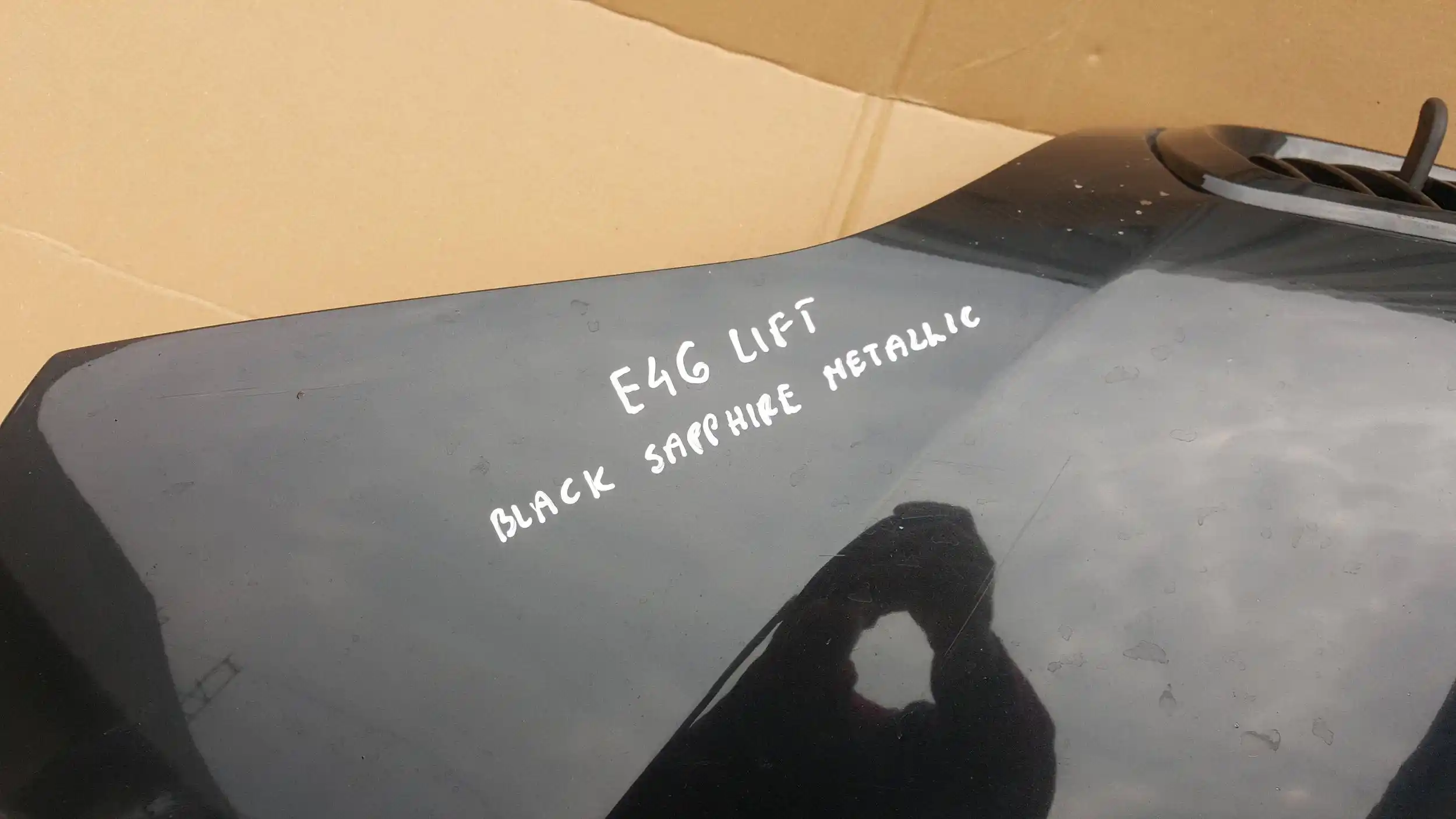 MASKA POKRYWA PRZÓD BMW 3 E46 KOMBI SEDAN LIFT 01- BLACK SAPPHIRE METALLIC