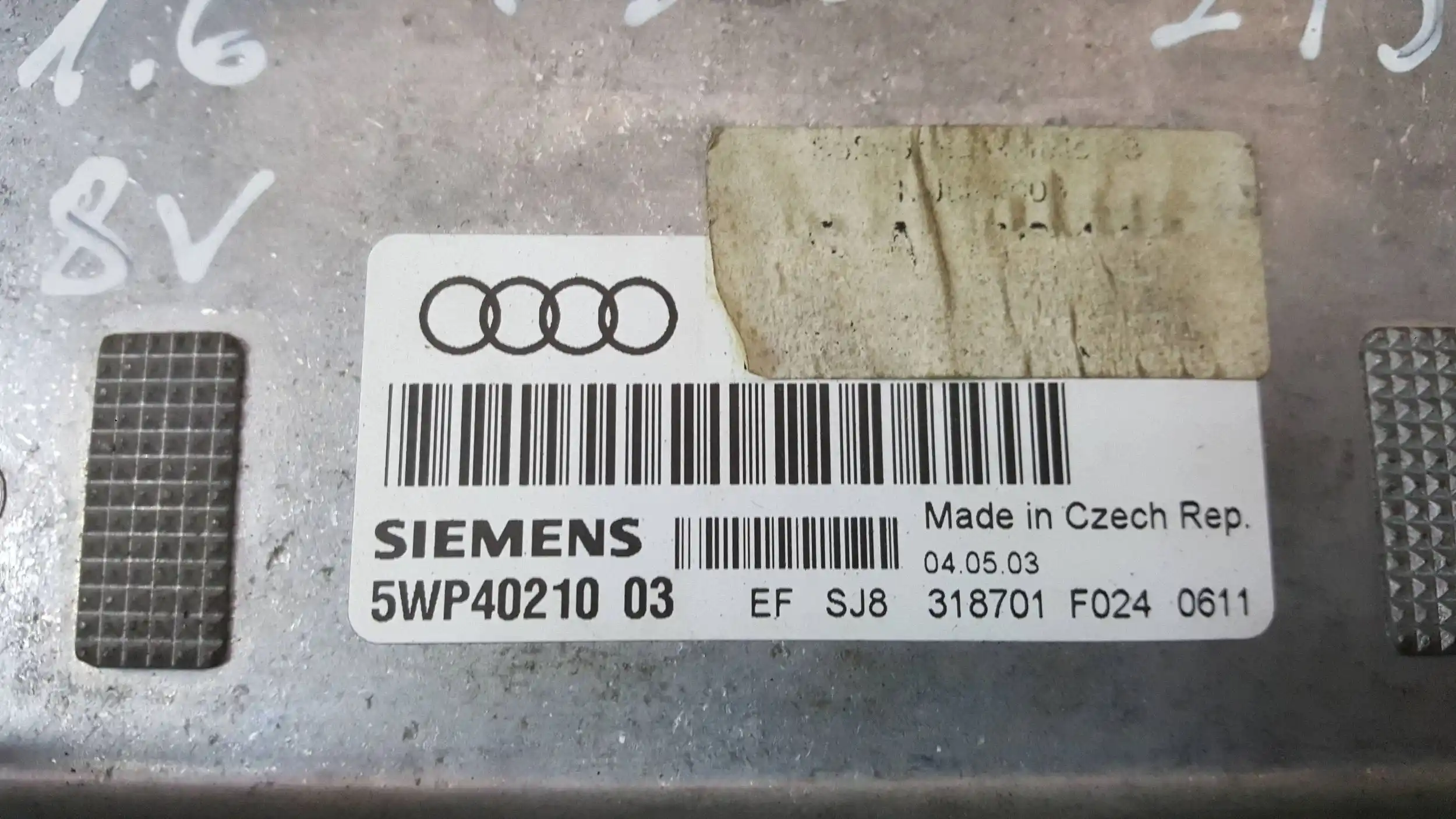 KOMPUTER 5WP4021003 ZESTAW IMMO AUDI A3 8P 1.6 8V 03-