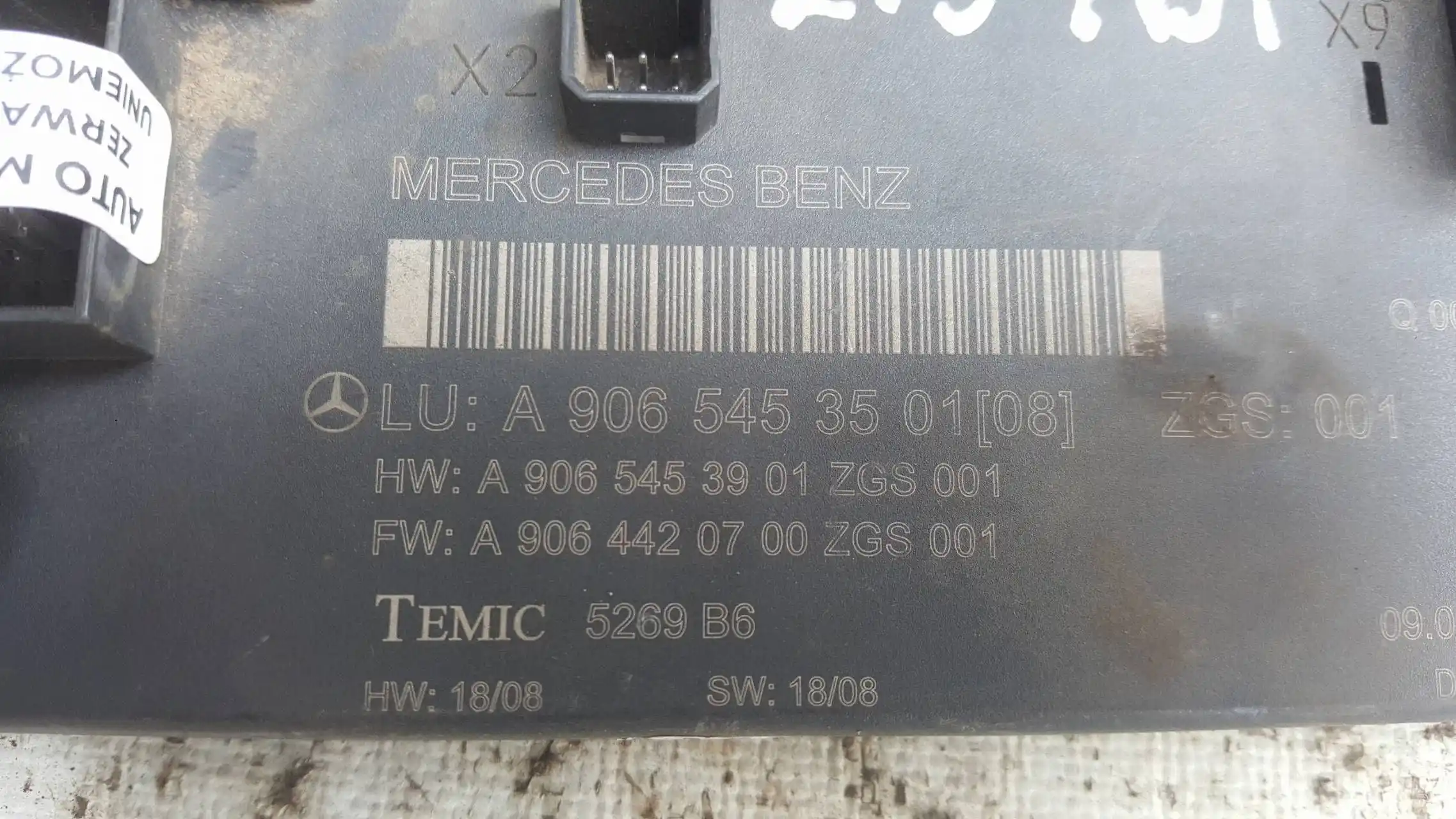 MODUŁ SAM SKRZYNKA BEZPIECZNIKÓW A9065453501 VW CRAFTER MERCEDES W906 06-