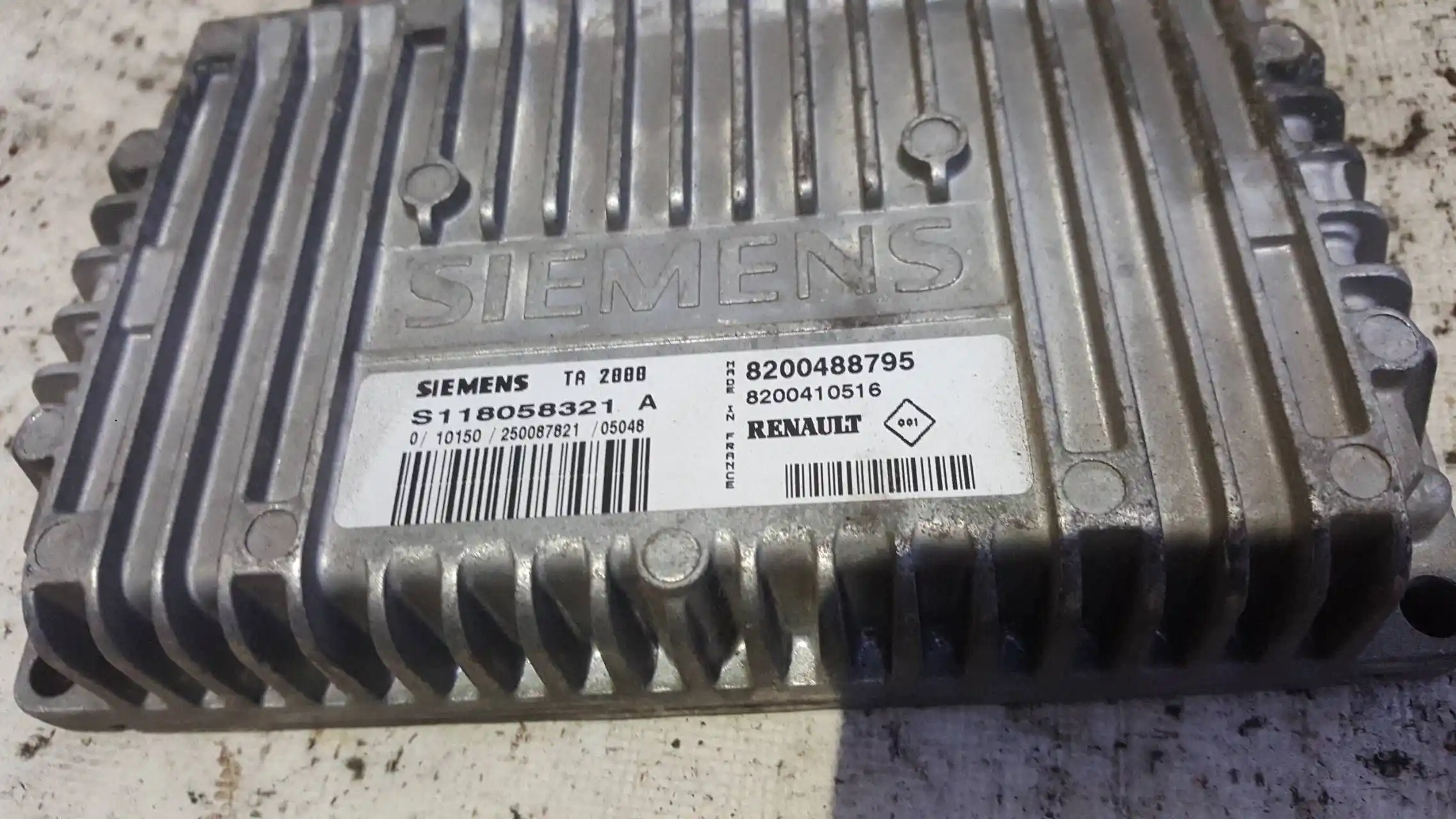 KOMPUTER 8200488795 ZESTAW IMMO STARTOWY RENAULT LAGUNA II 2.0 16V 01-