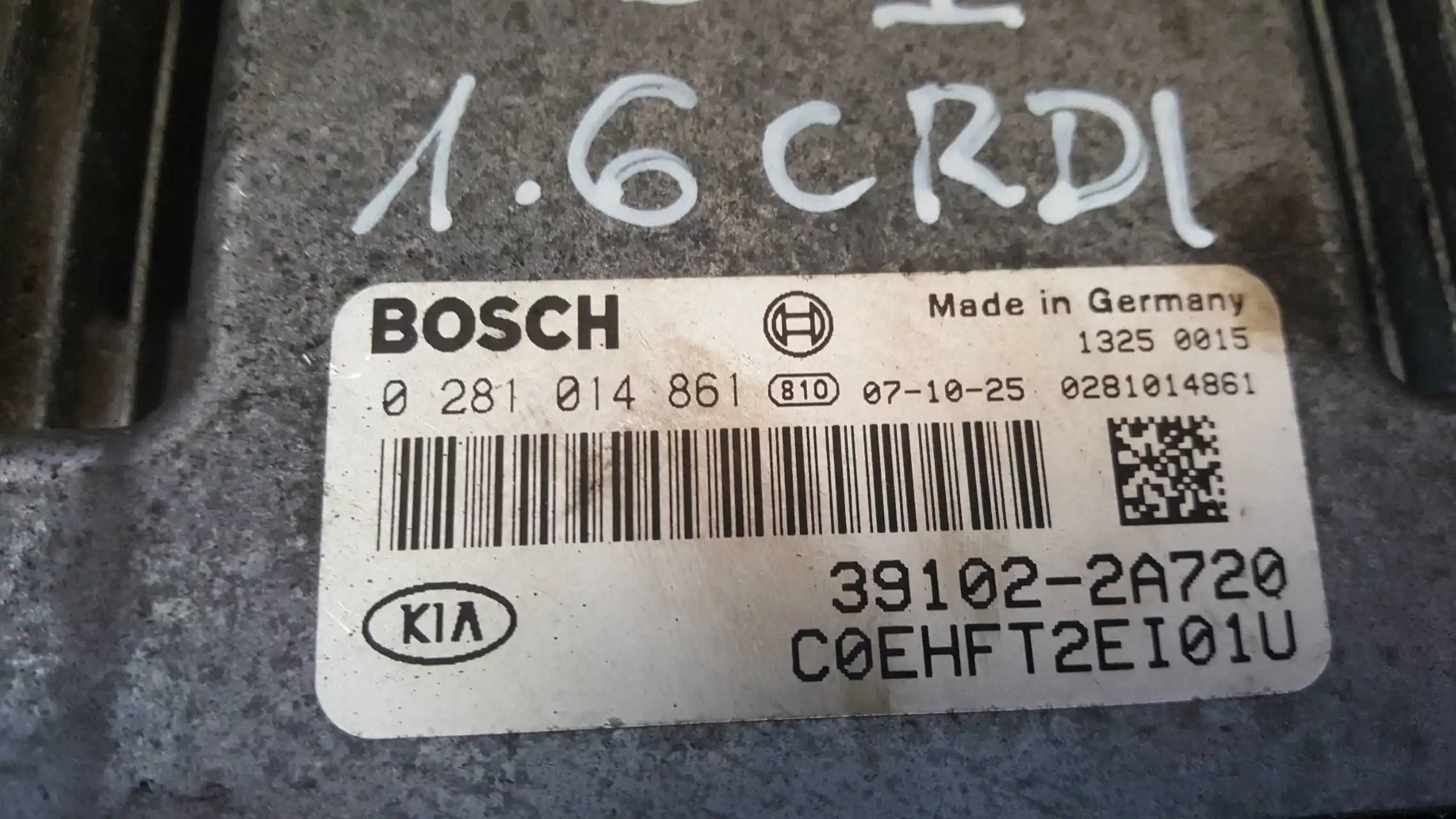 KOMPUTER 0281014861 391022A720 ZESTAW IMMO STARTOWY KIA CEED I 1.6 CRDI 06-