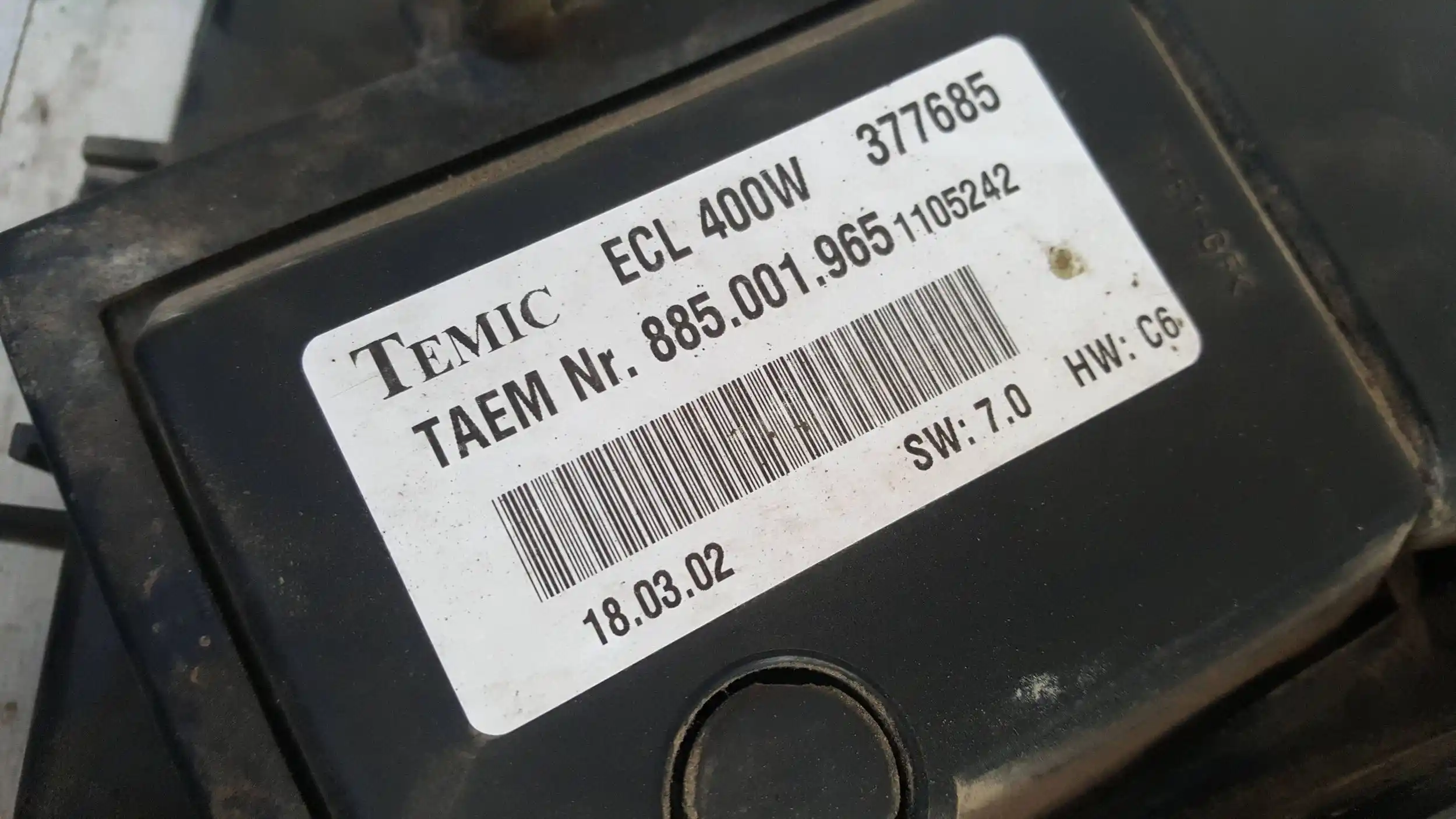 WENTYLATOR CHŁODNICY A2035000193 MERCEDES C KLASA W203 2.0 16V 00-07