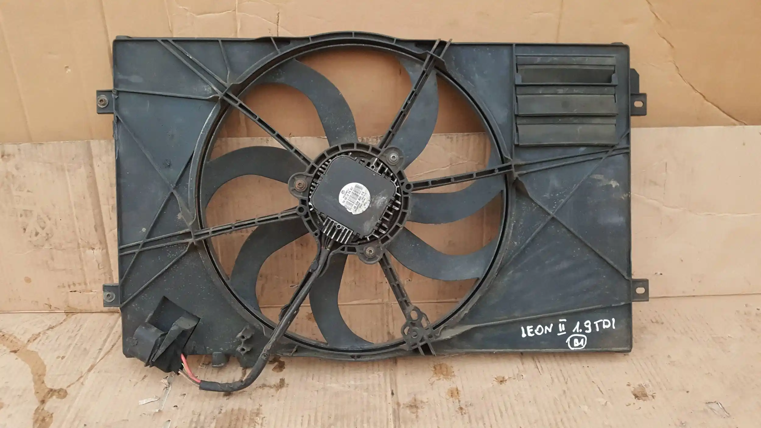 WENTYLATOR CHŁODNICY 1K0959455EF SEAT LEON II 1.9 TDI 05-