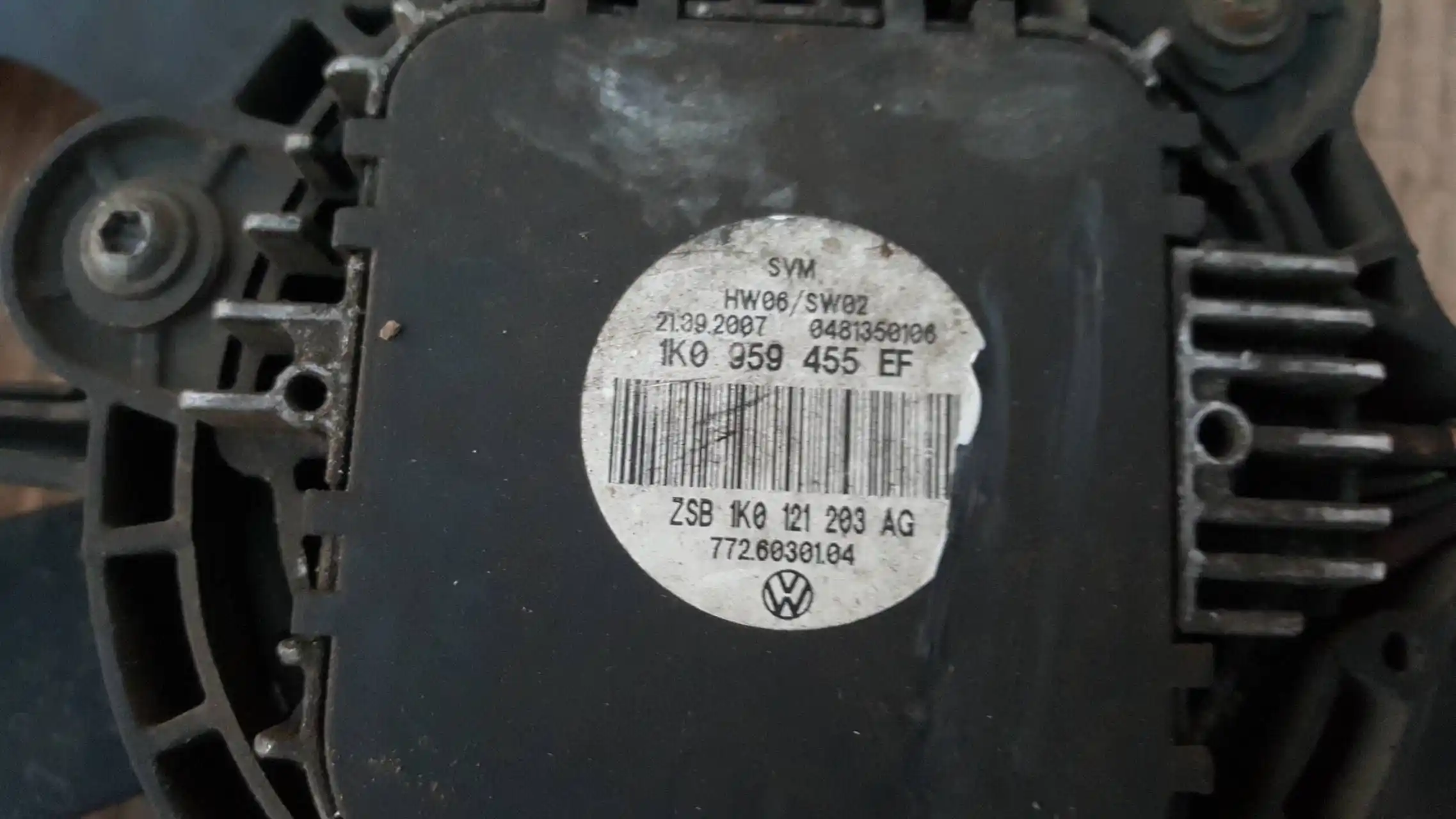 WENTYLATOR CHŁODNICY 1K0959455EF SEAT LEON II 1.9 TDI 05-