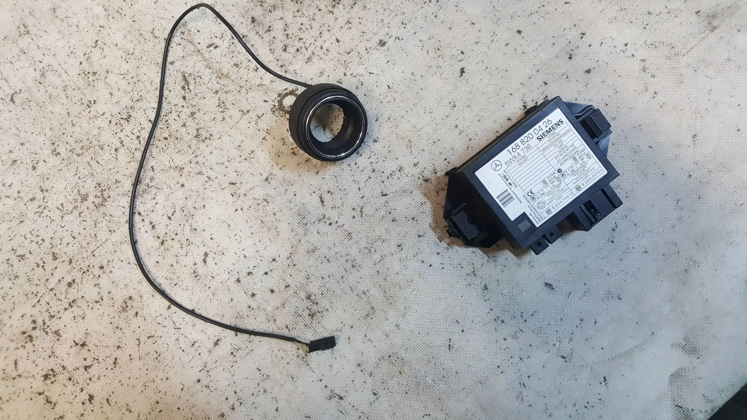 KOMPUTER A1661411325 ZESTAW IMMO MERCEDES A KLASA W168 1.9 97-