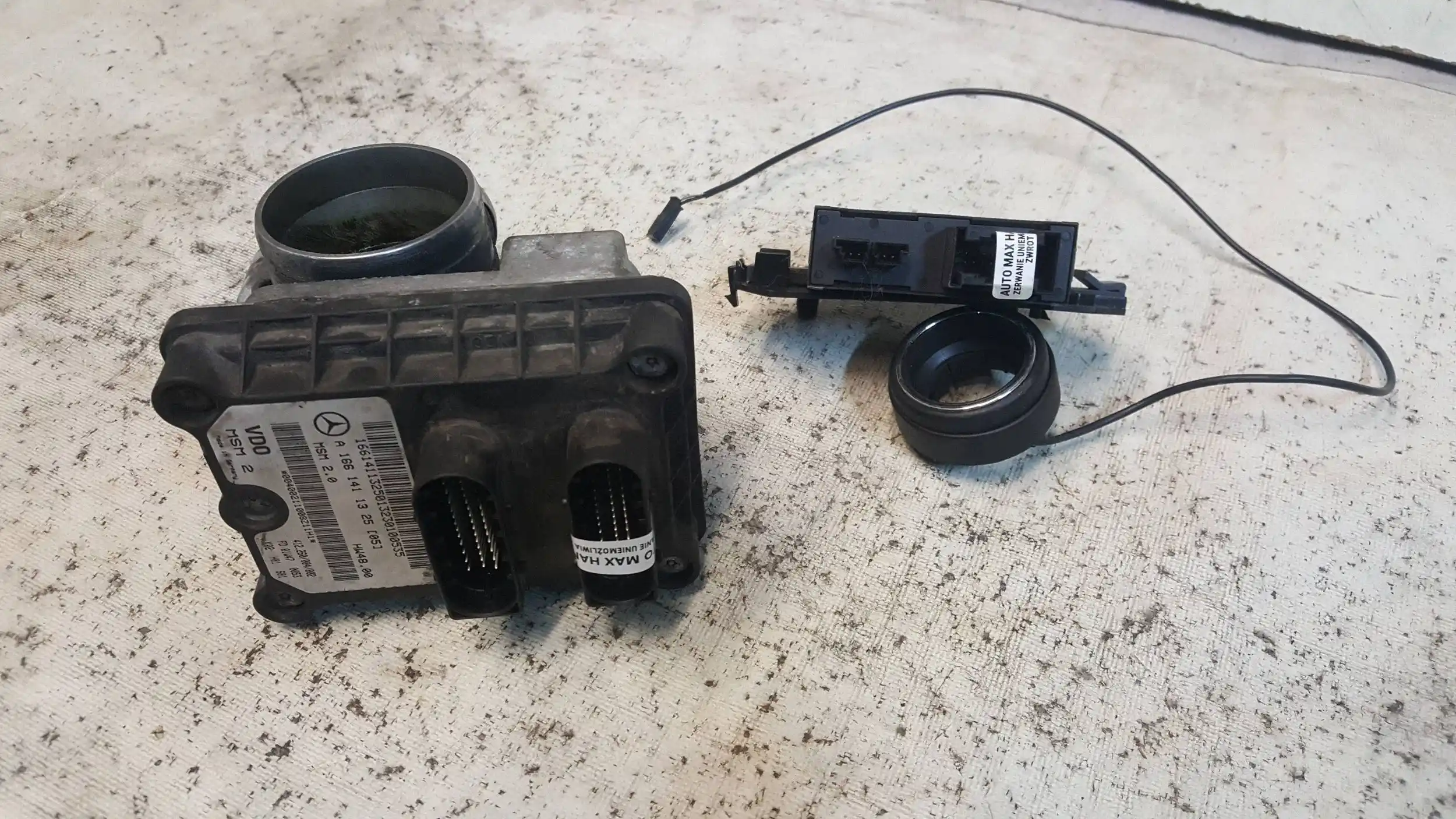 KOMPUTER A1661411325 ZESTAW IMMO MERCEDES A KLASA W168 1.9 97-