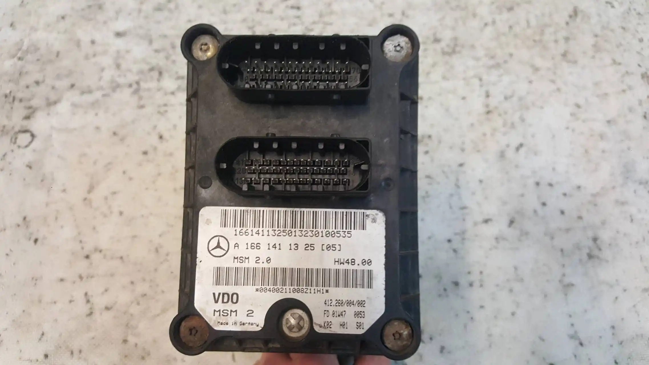 KOMPUTER A1661411325 ZESTAW IMMO MERCEDES A KLASA W168 1.9 97-
