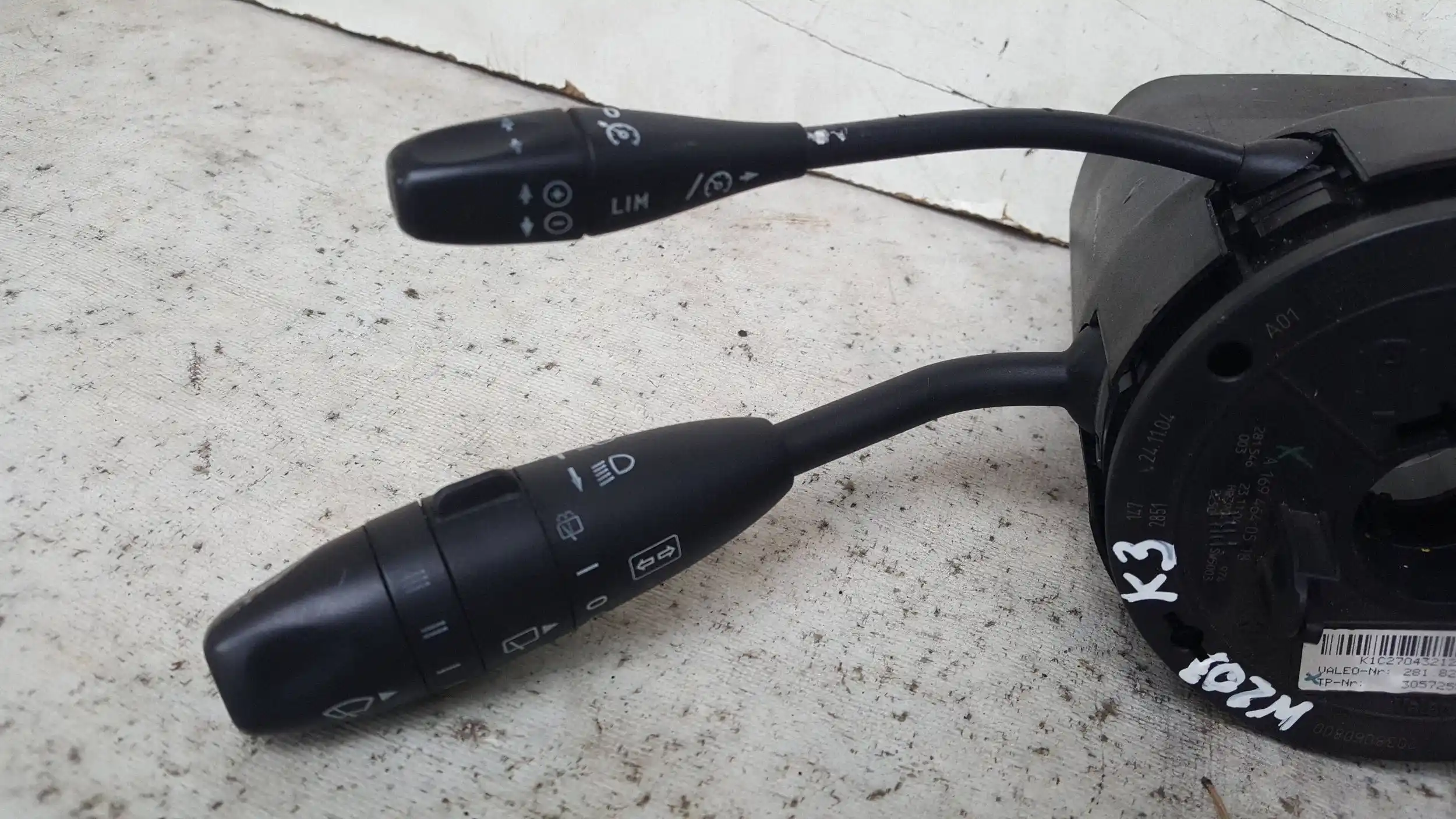 PRZEŁĄCZNIK ZESPOLONY PAJĄK TEMPOMAT A1694640518 MERCEDES W203 LIFT 04-07