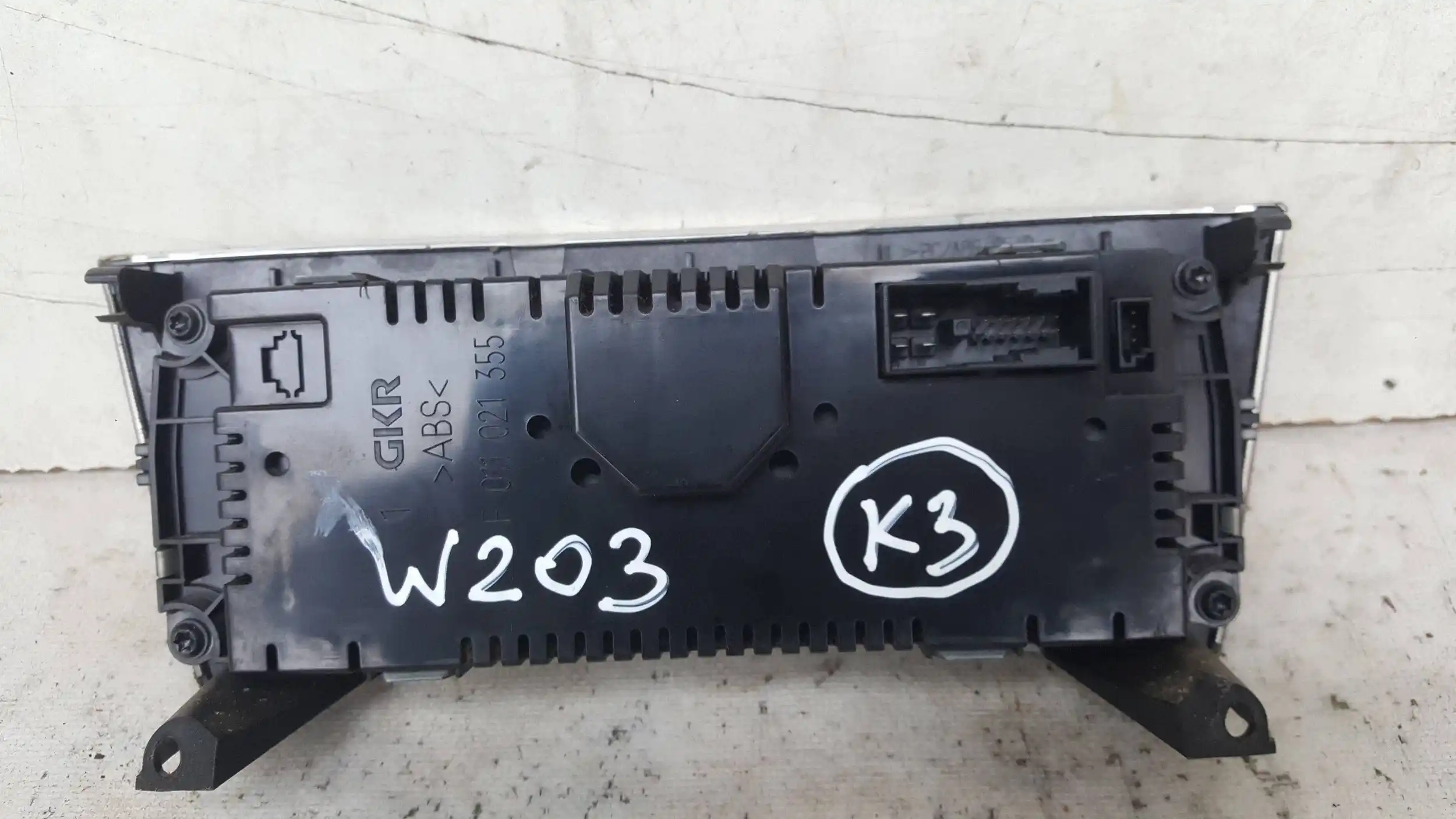 PANEL STEROWANIA NAWIEWU KLIMATYZACJI A2038303085 MERCEDES W203 LIFT 04-07