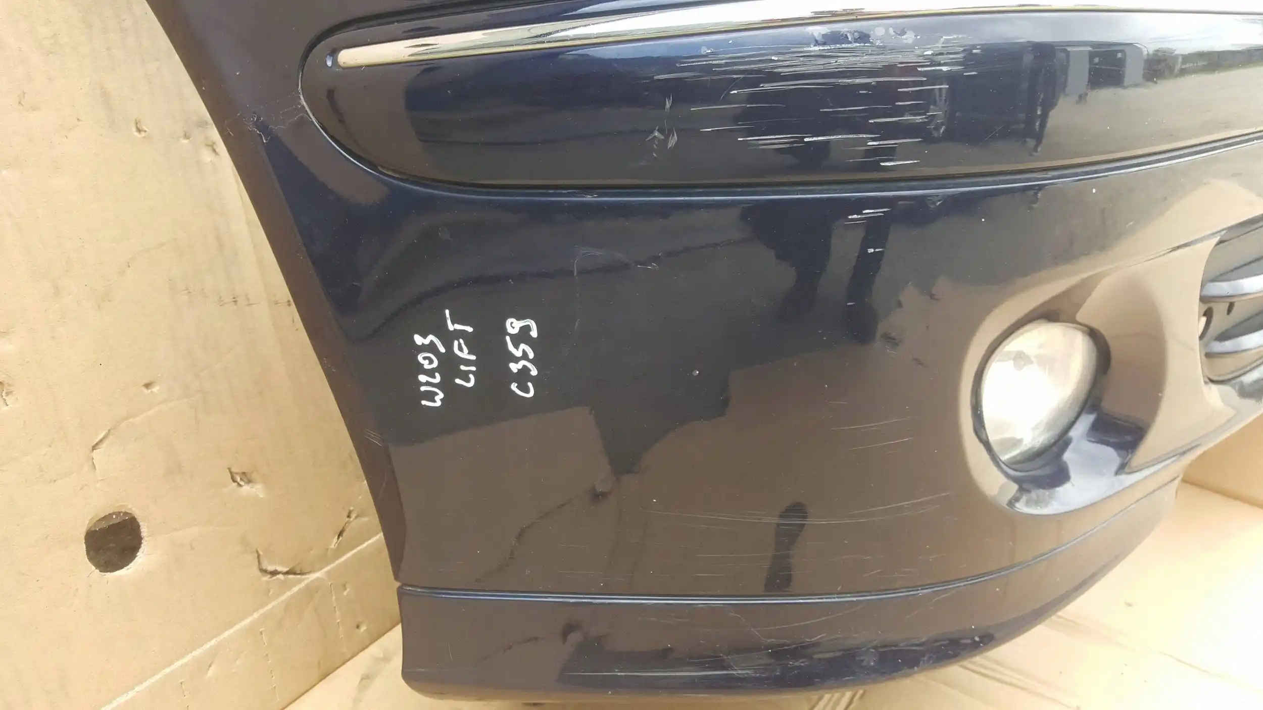 ZDERZAK PRZÓD PRZEDNI XENON MERCEDES W203 C-KLASA LIFT 04-07 C359