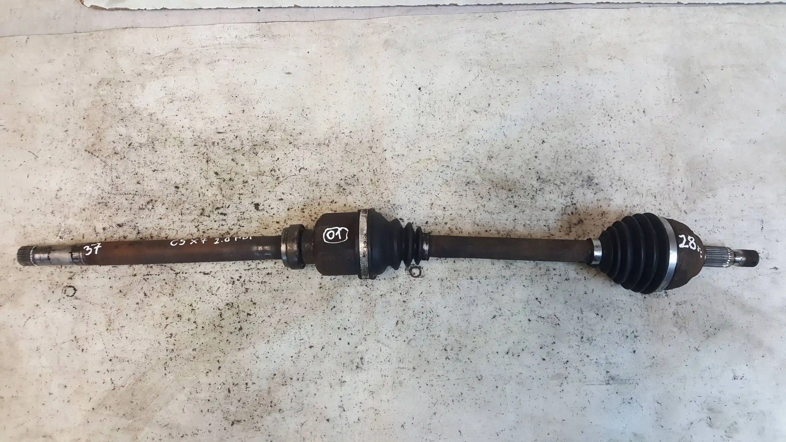 PÓŁOŚ PRAWA DŁUGA 28/37 CITROEN C5 III X7 2.0 HDI 08-