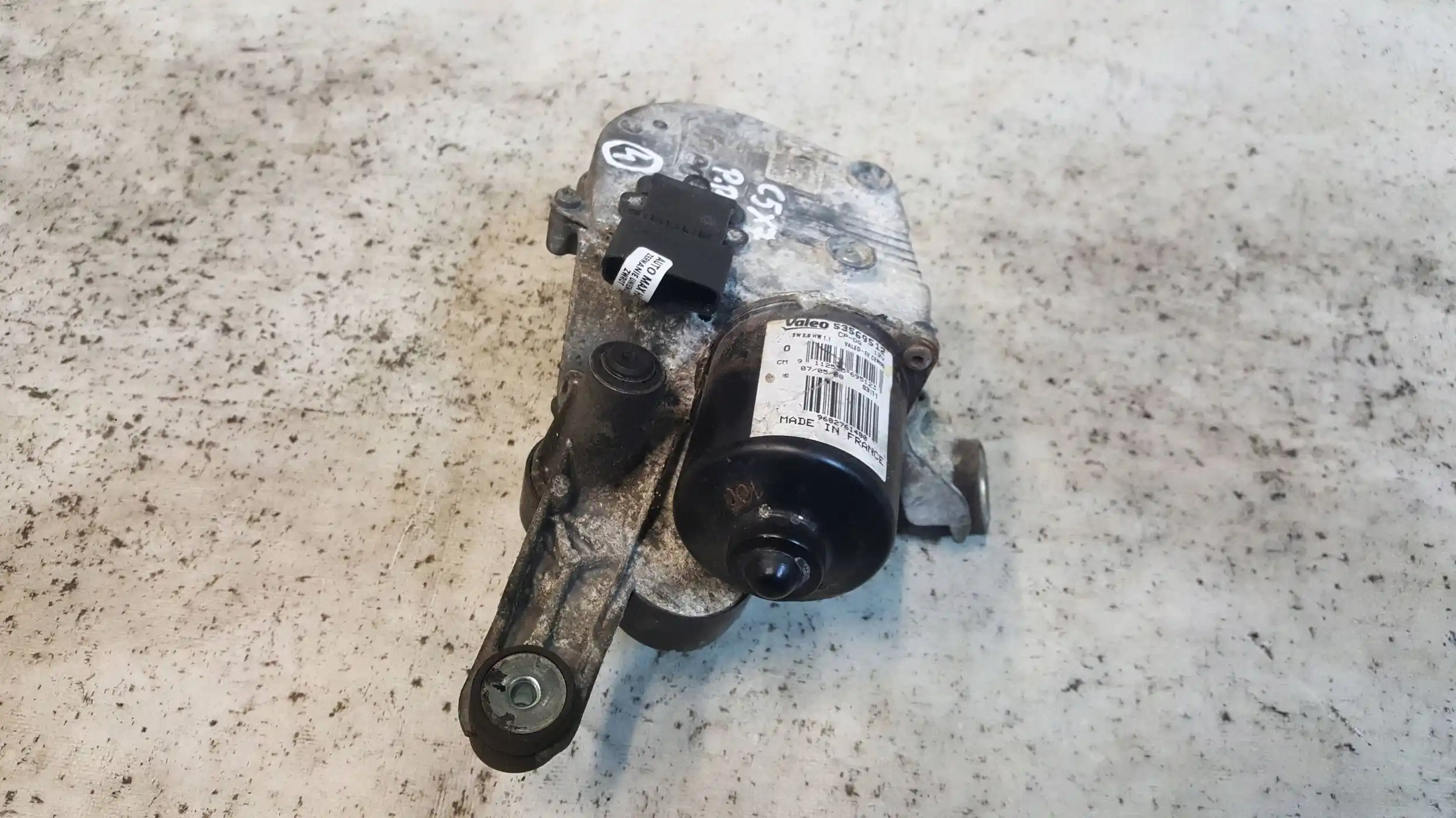 MECHANIZM SILNICZEK WYCIERACZEK PRAWY PRZÓD 53569512 CITROEN C5 III X7 08-