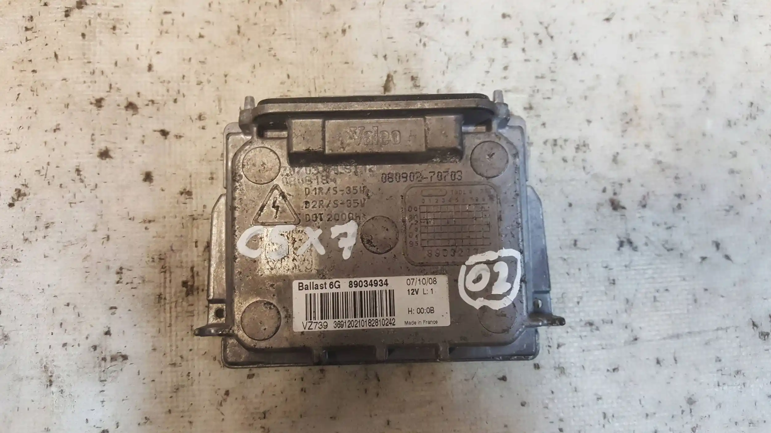 PRZETWORNICA MODUŁ XENON 89034934 PSA PEUGEOT CITROEN C5 III X7 08-