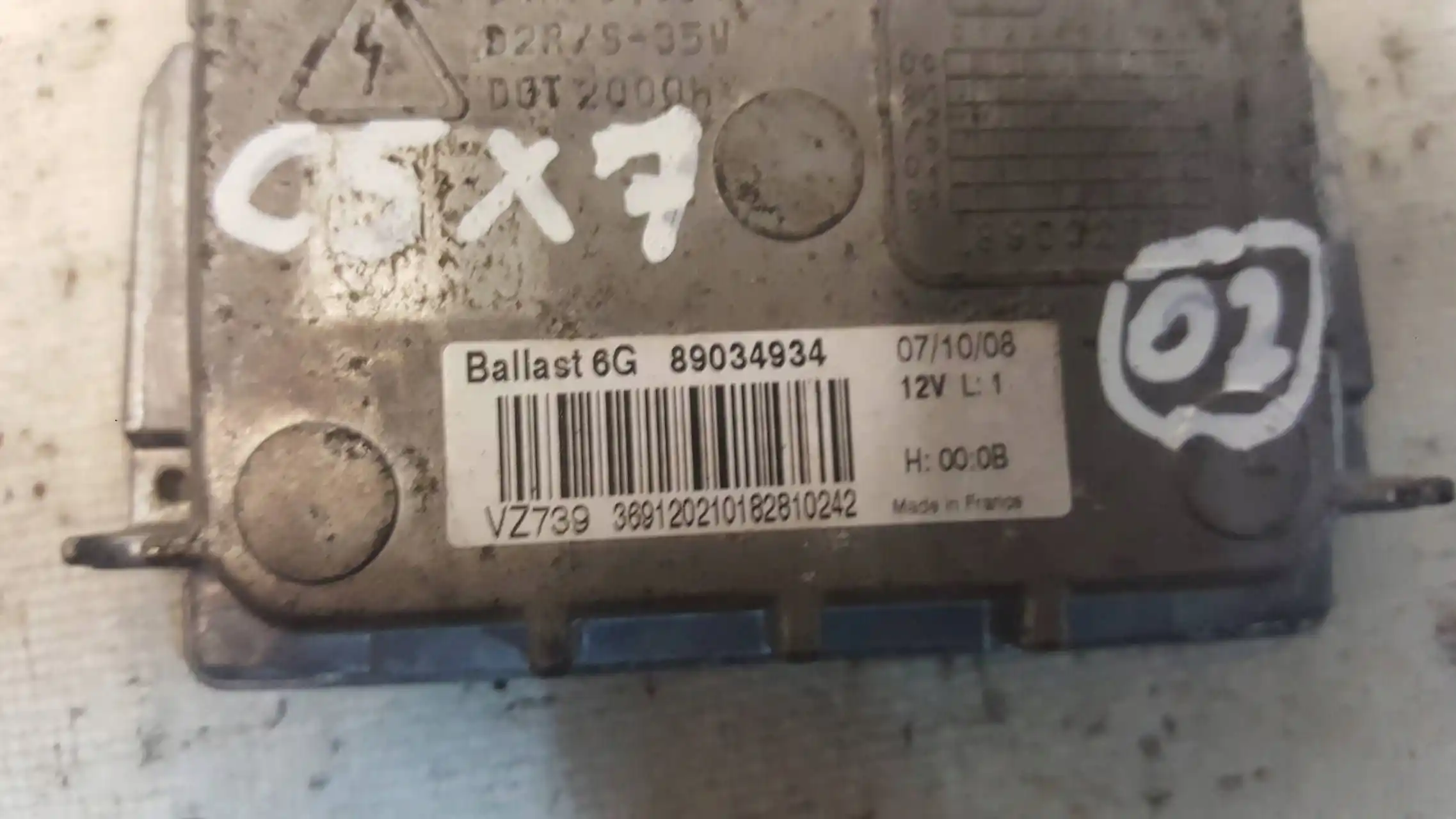 PRZETWORNICA MODUŁ XENON 89034934 PSA PEUGEOT CITROEN C5 III X7 08-