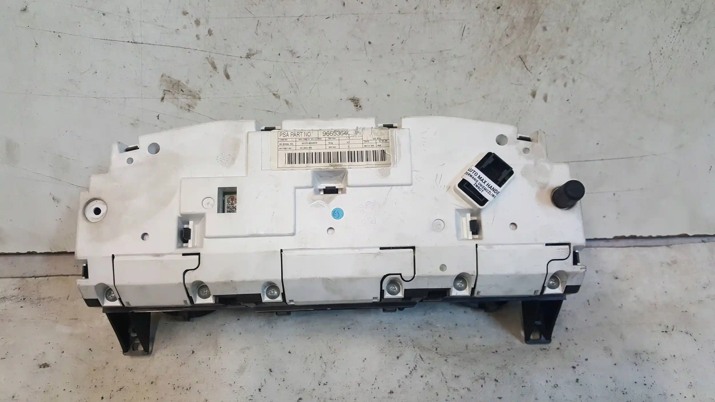 LICZNIK ZEGARY 9665364680 CITROEN C5 III X7 2.0 HDI 08-