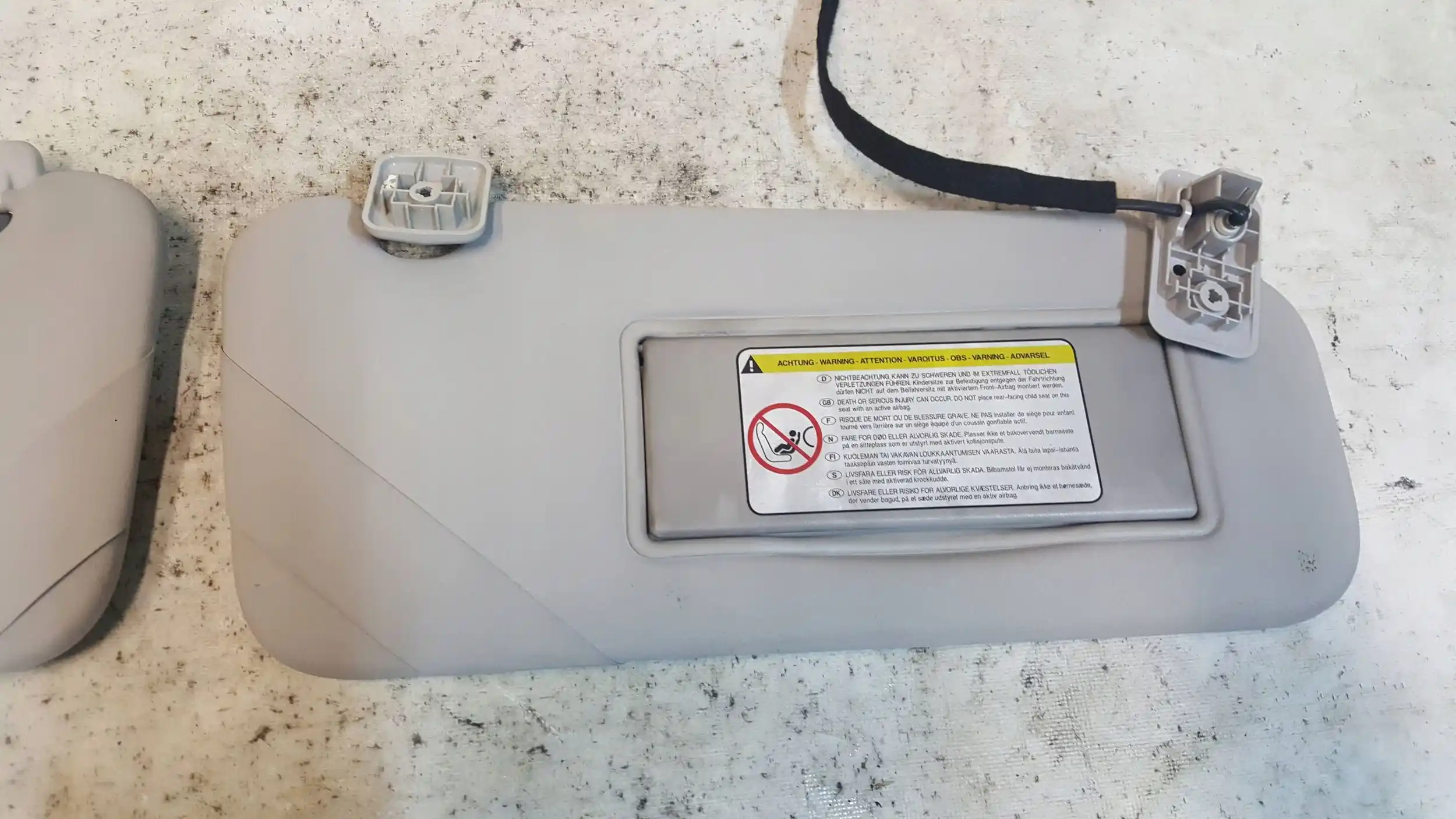 OSŁONA PRZECIWSŁONECZNA SŁONECZNIK LEWY PRAWY KOMPLET CITROEN C5 III X7 08-