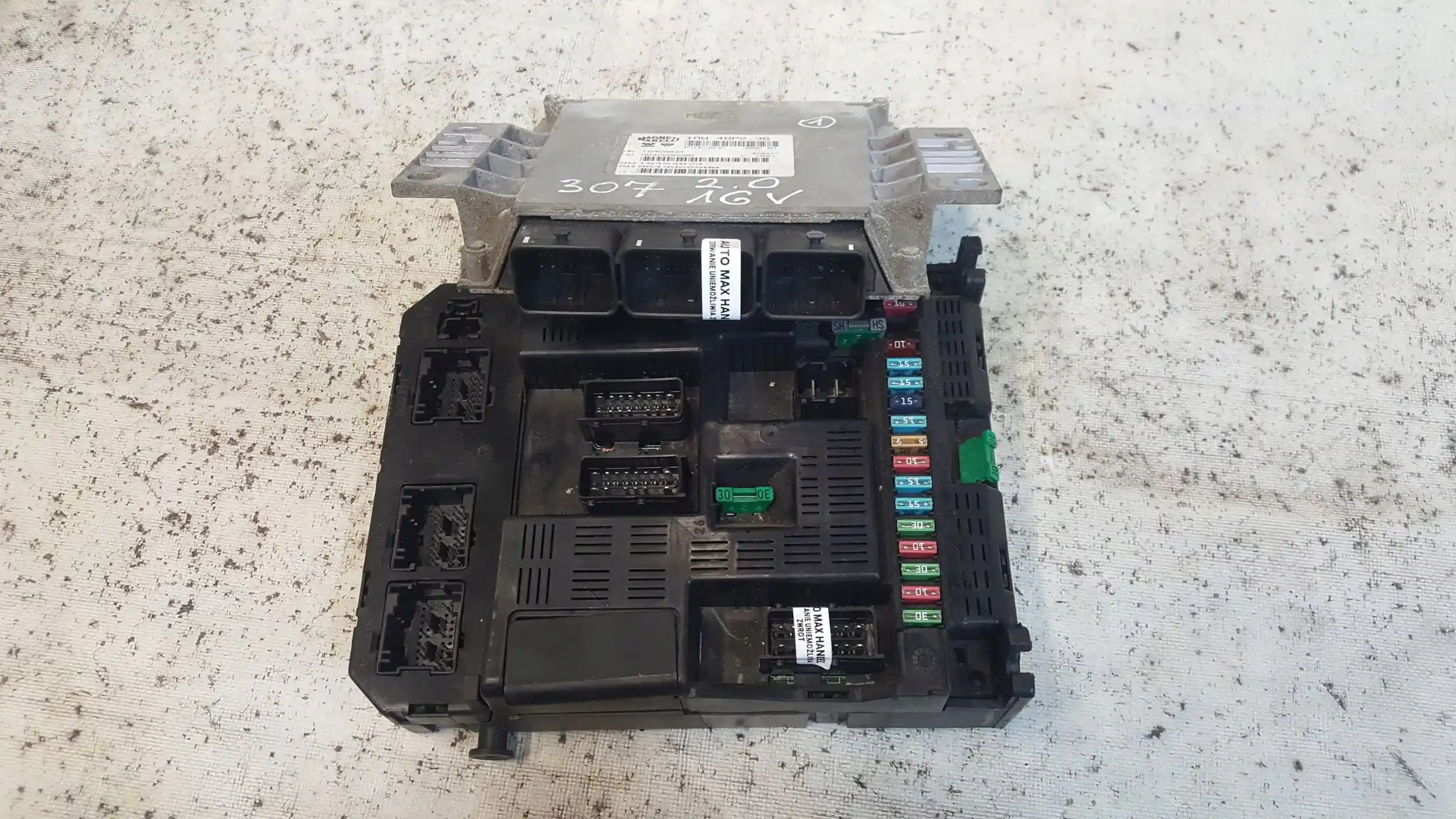 KOMPUTER 9643922580 9642606280 ZESTAW IMMO PEUGEOT 307 2.0 16V 01-