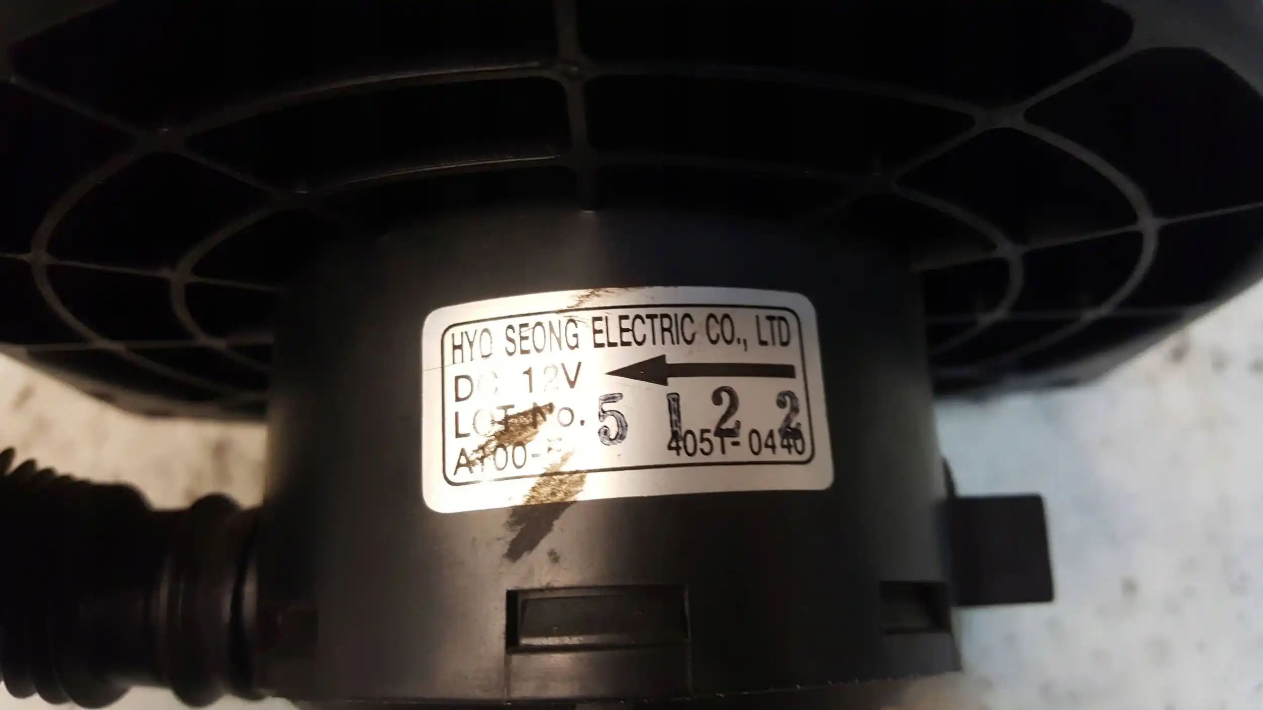 DMUCHAWA WENTYLATOR KABINOWY 40510440 SSANGYONG KYRON 05-