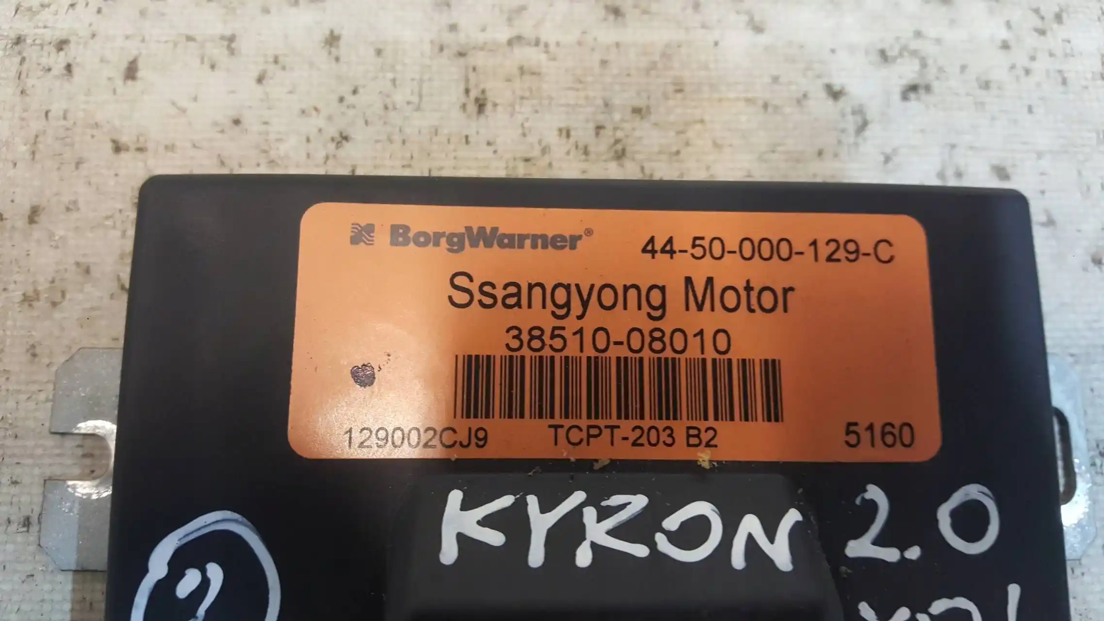MODUŁ STEROWNIK SKRZYNI BIEGÓW 3851008010 SSANGYONG KYRON 05-