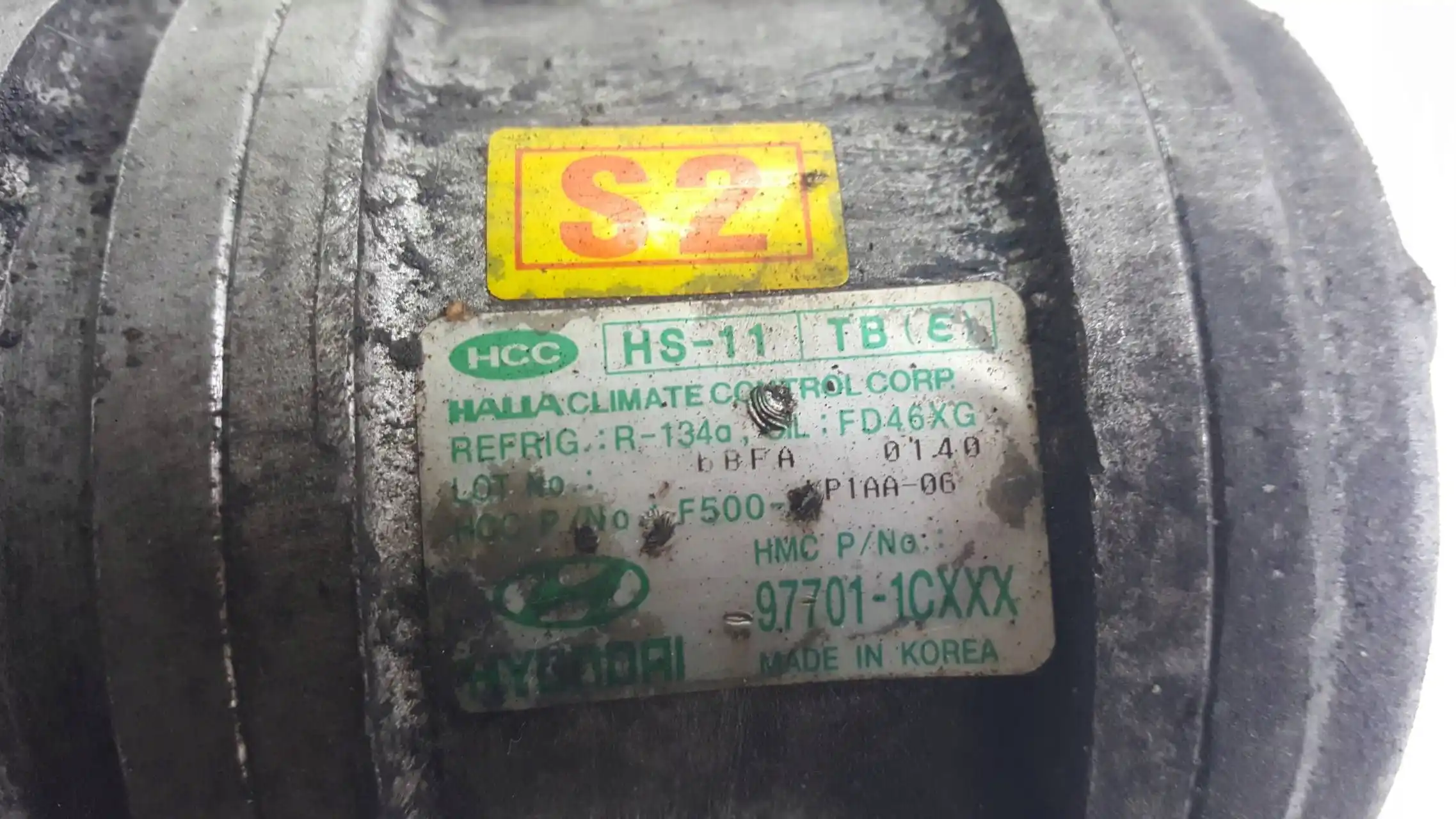 SPRĘŻARKA KOMPRESOR KLIMATYZACJI 977011CXXX HYUNDAI GETZ 1.1 12V
