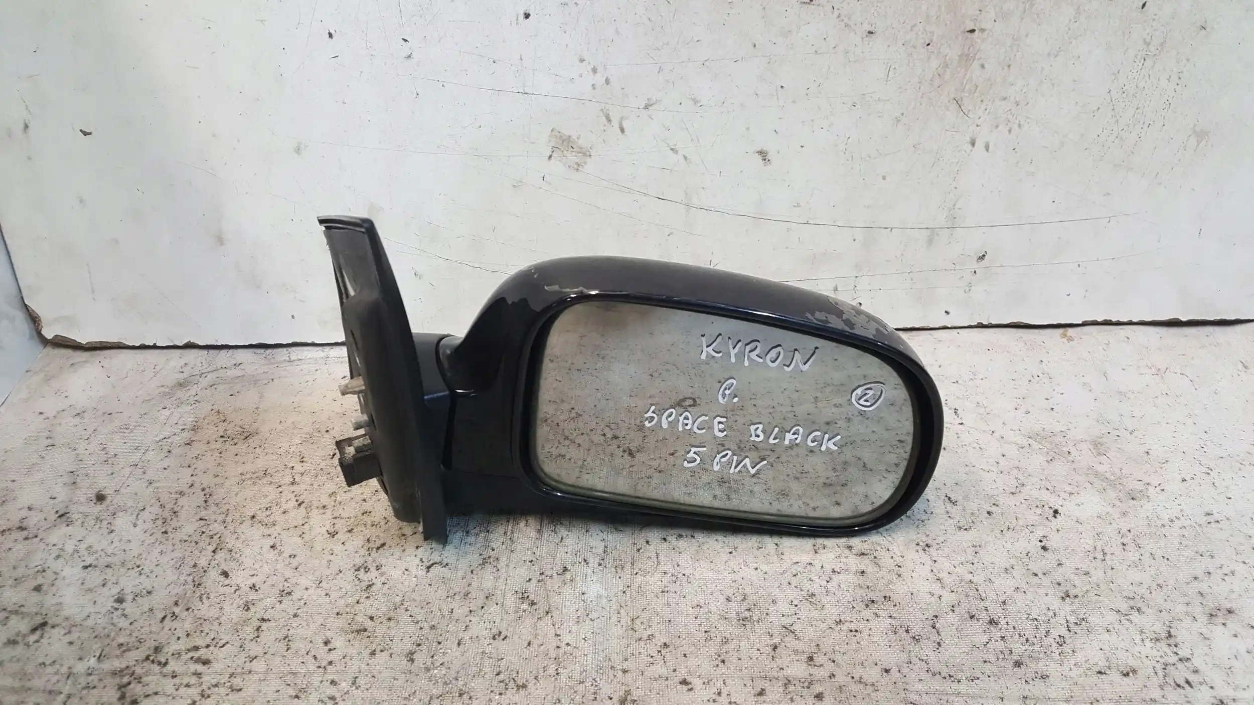 LUSTERKO PRAWE ELEKTRYCZNE 5 PIN SSANGYONG KYRON 05-07 SPACE BLACK