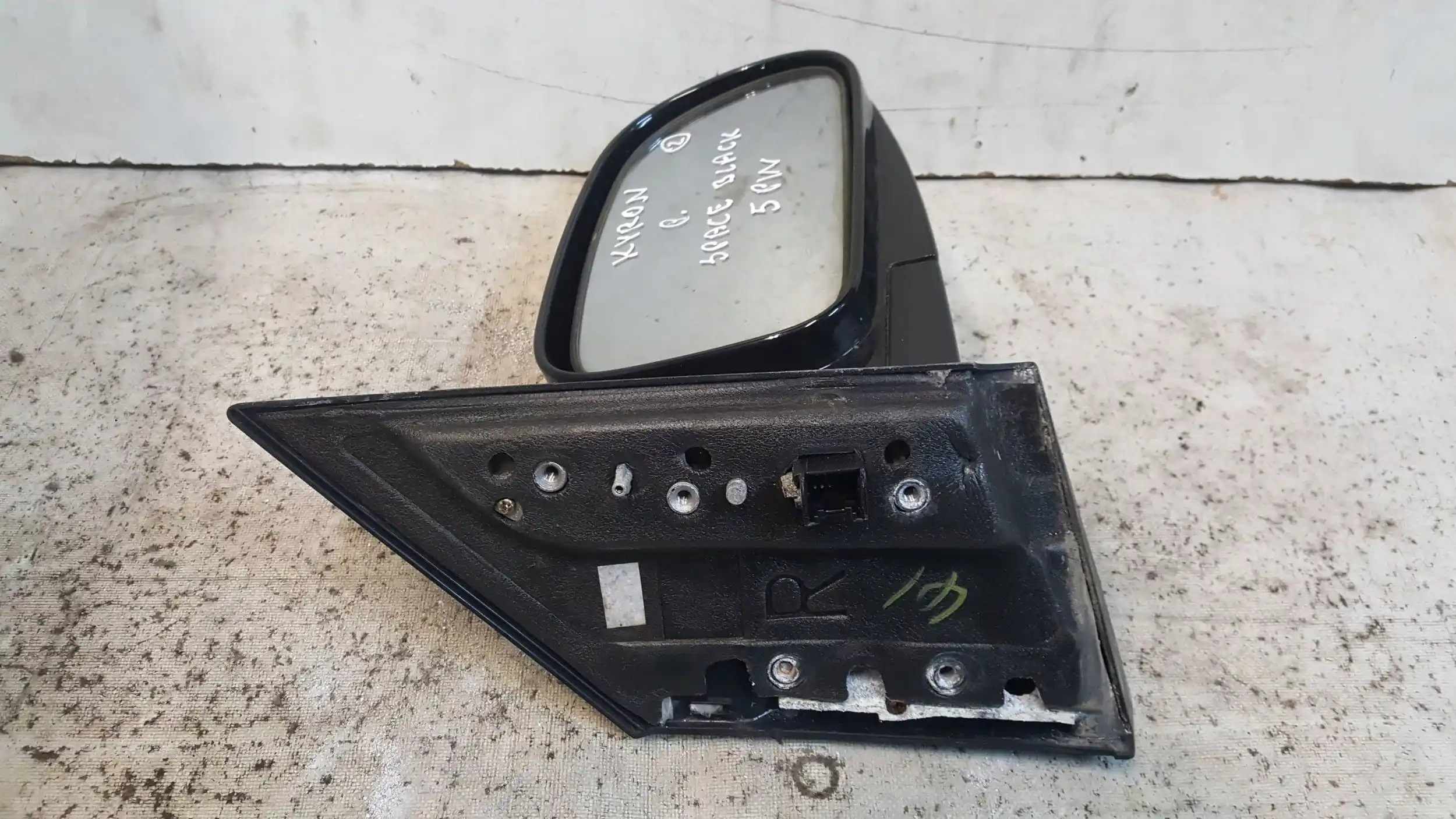 LUSTERKO PRAWE ELEKTRYCZNE 5 PIN SSANGYONG KYRON 05-07 SPACE BLACK