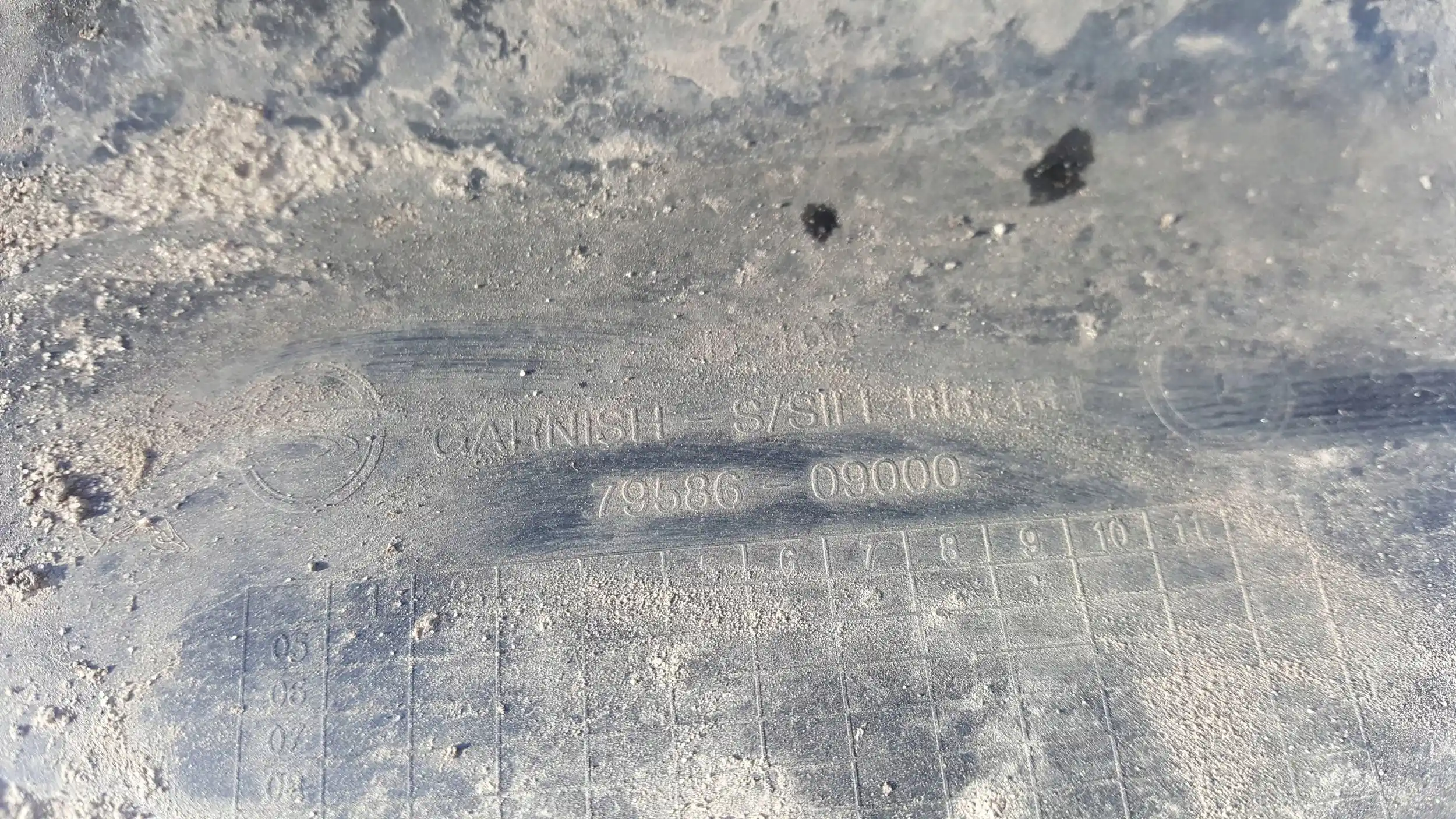 NAKŁADKA PROGOWA PRAWY PRZÓD TYŁ 7958609000 7956609000 SSANGYONG KYRON 05-