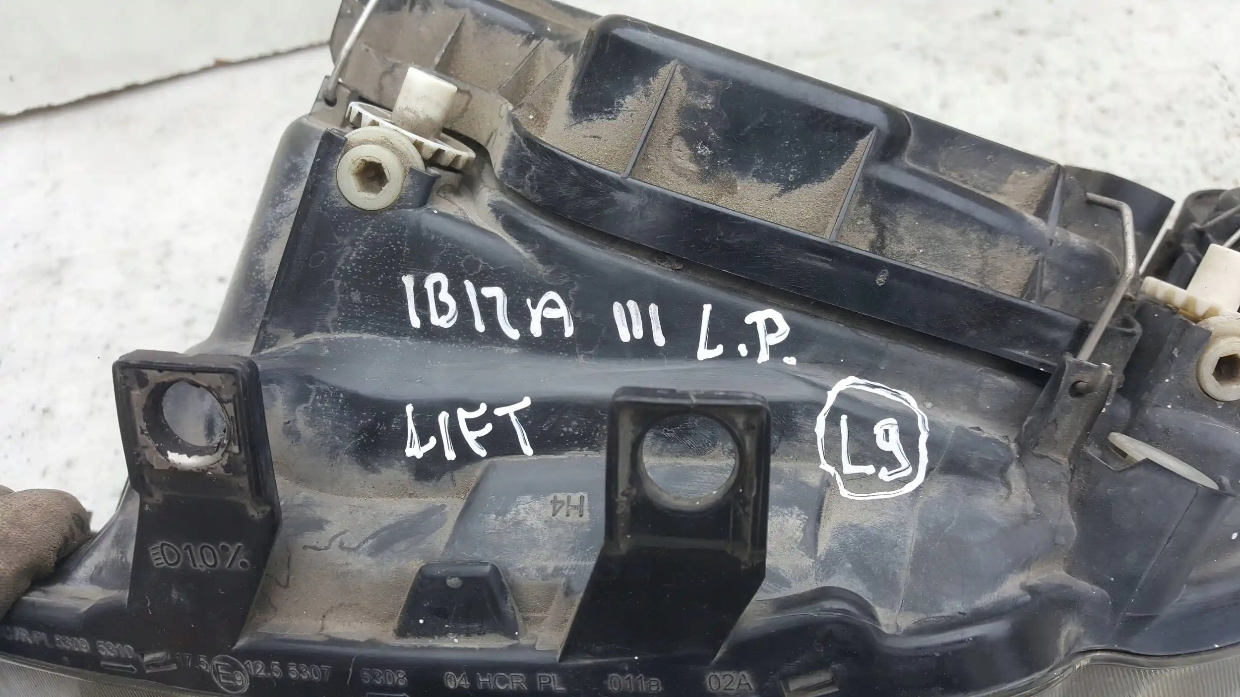 LAMPA LEWY PRZÓD 6L1941751B SEAT IBIZA III 6L1 CORDOBA II 6L2 LIFT 05-08