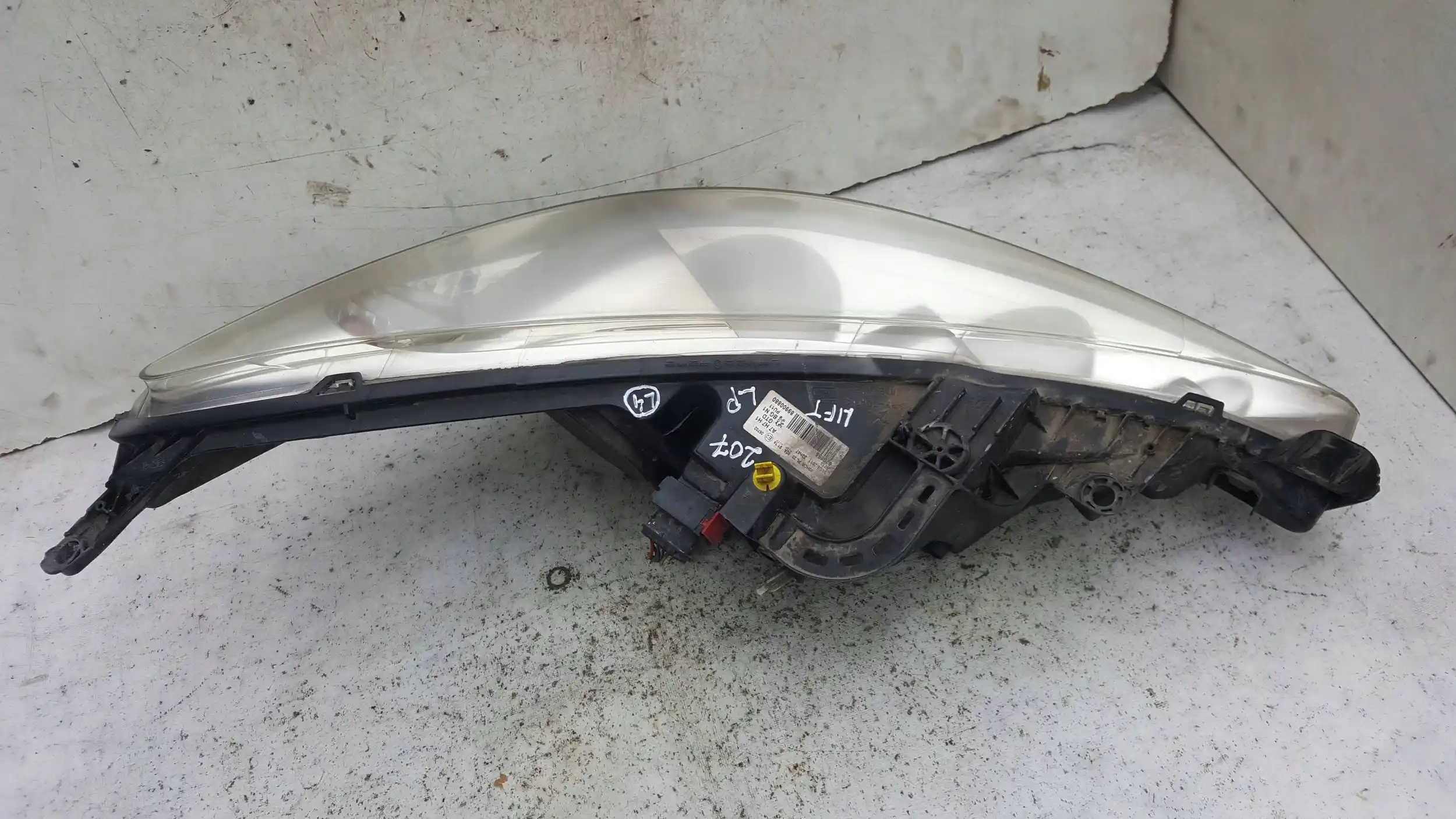 LAMPA LEWY PRZÓD PRZEDNIA 89900880 PEUGEOT 207 LIFT 09-12