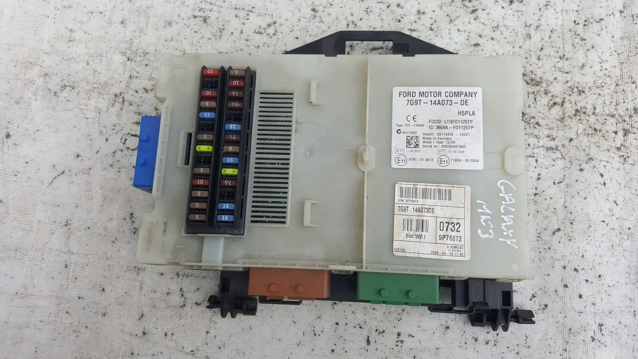 KOMPUTER 6G9112A650EP 5WS404020T ZETSAW IMMO FORD GALAXY MK3 2.0 TDCI 06-